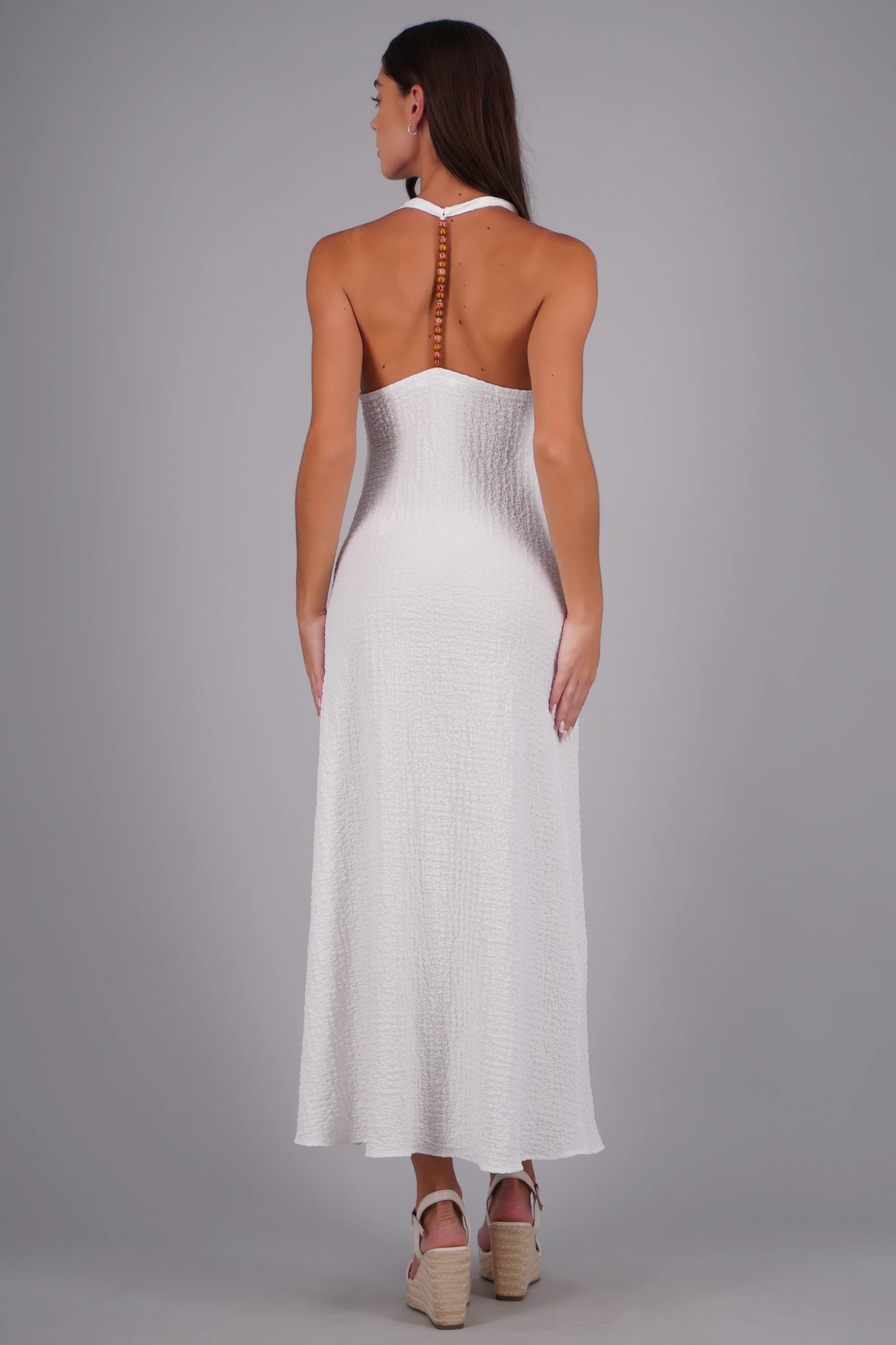 Vestido maxi cuentas espalda - Image 6