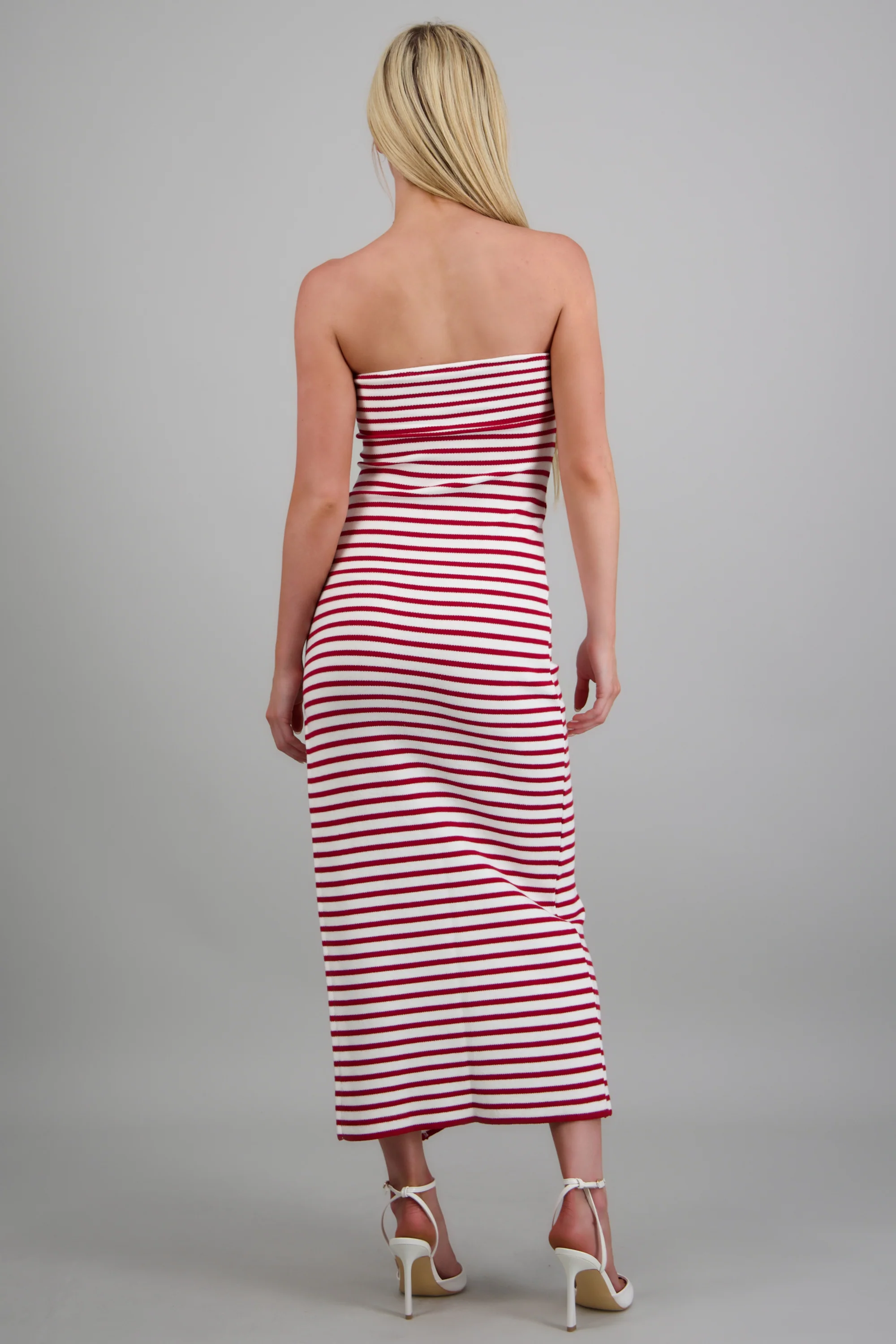 Vestido maxi detalle doblez kni - Image 4