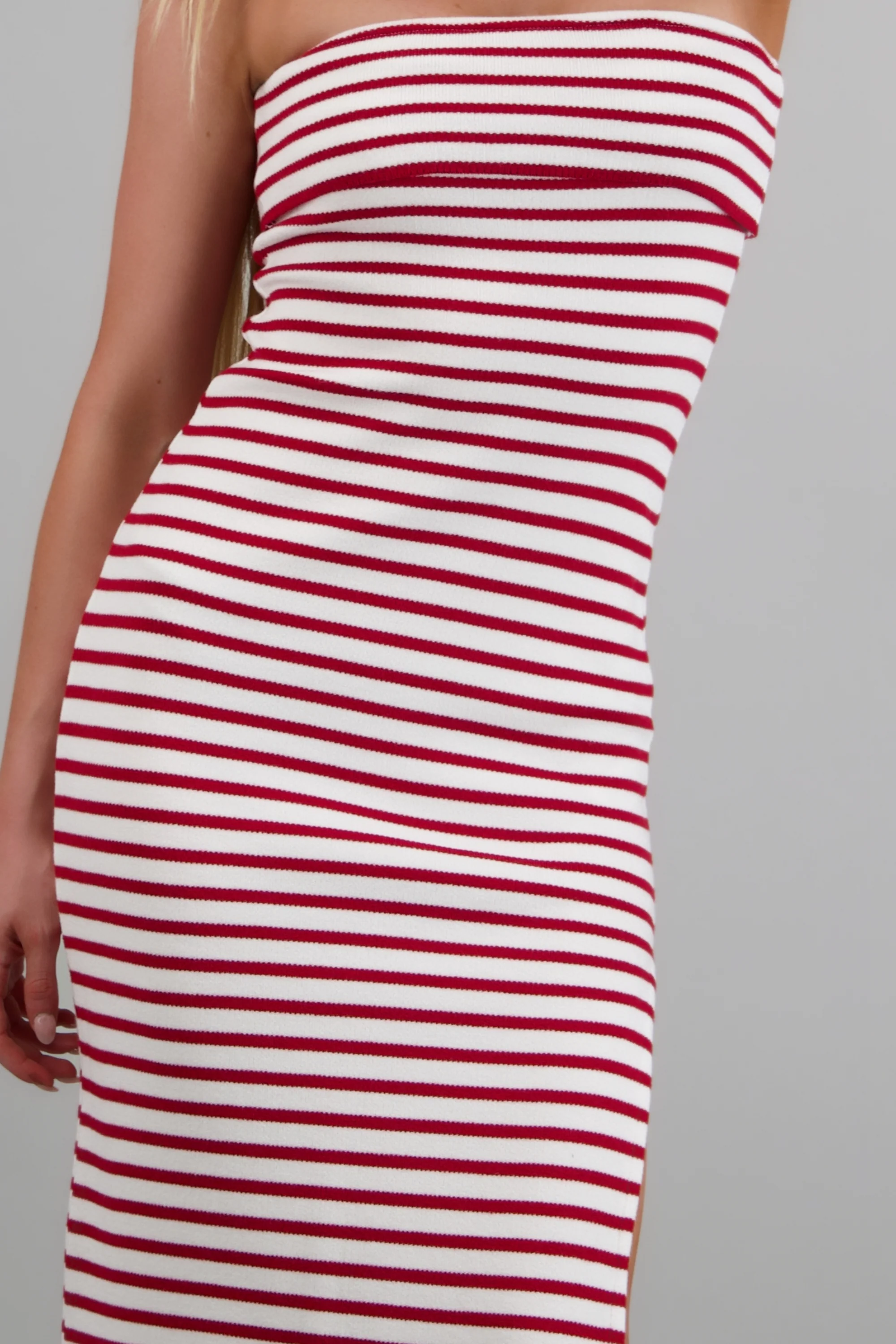 Vestido maxi detalle doblez kni - Image 5