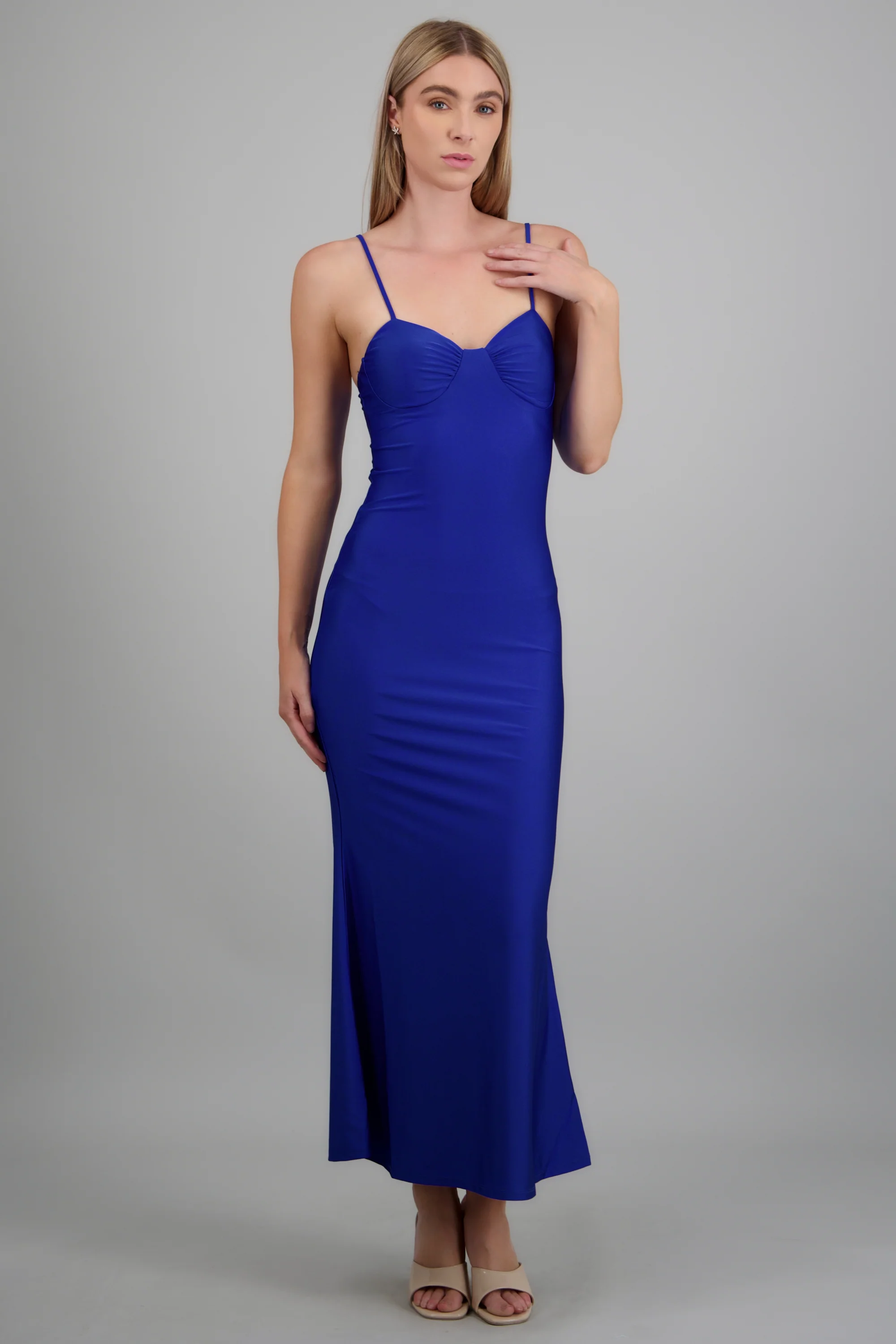 Vestido maxi detalle copas - Image 2