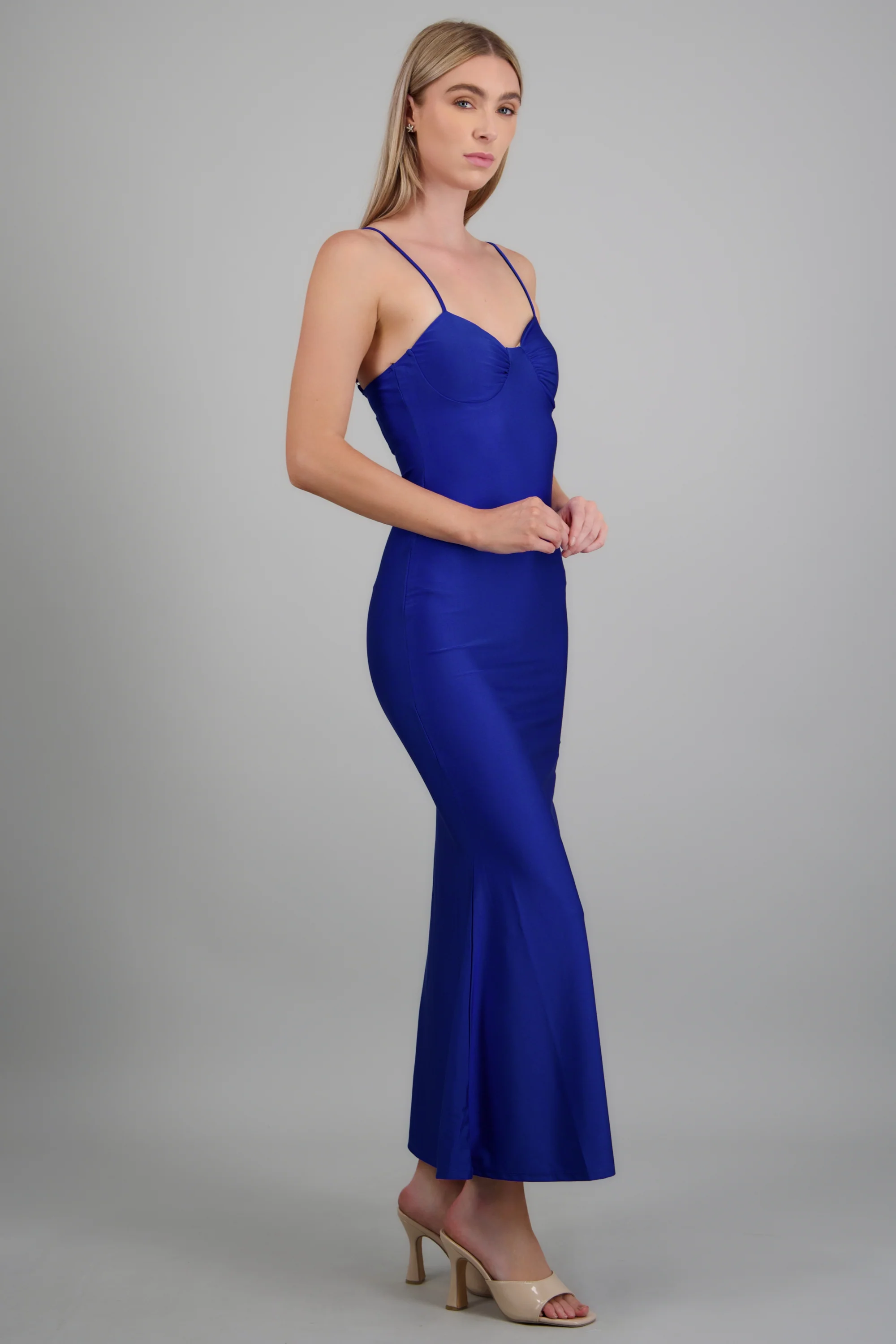 Vestido maxi detalle copas - Image 3