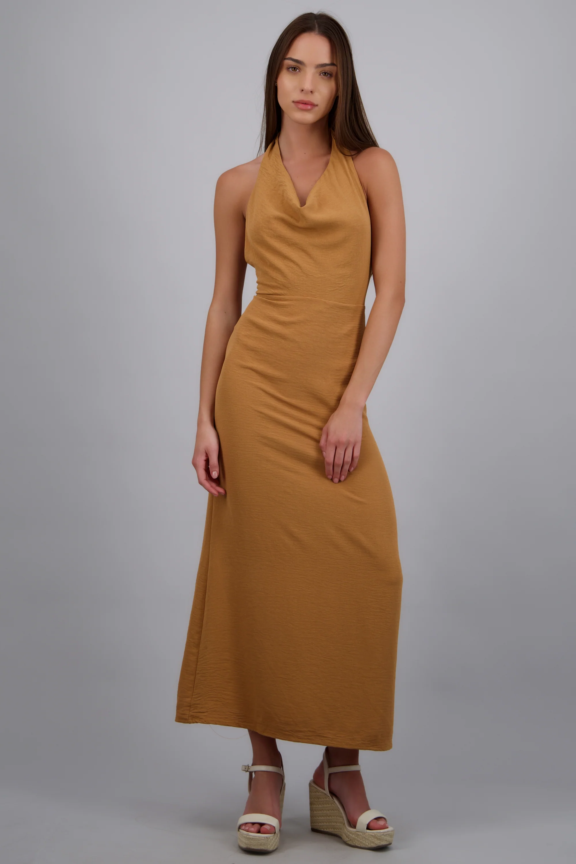 Vestido maxi detalle cuello - Image 3