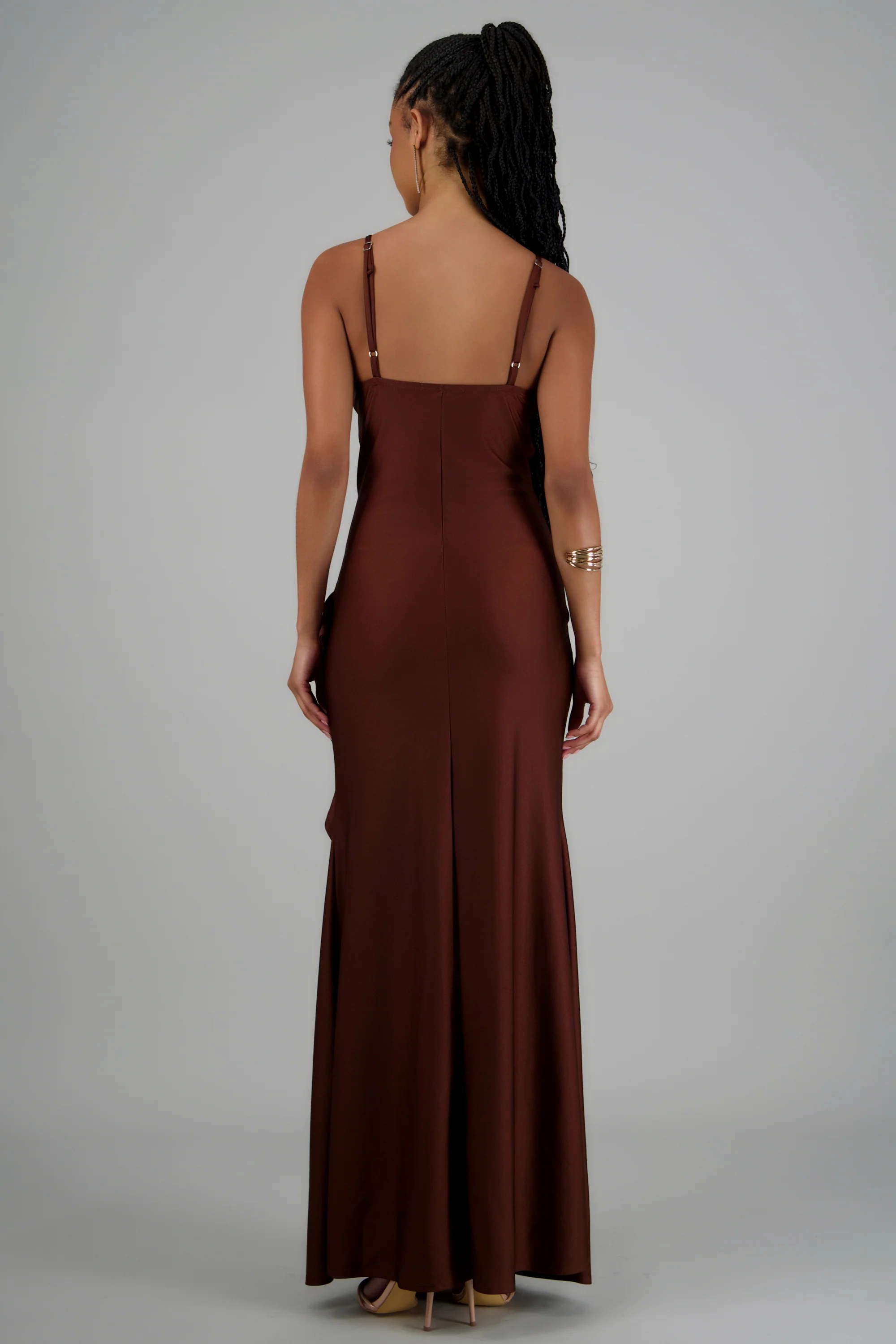 Vestido maxi detalle olan - Image 4