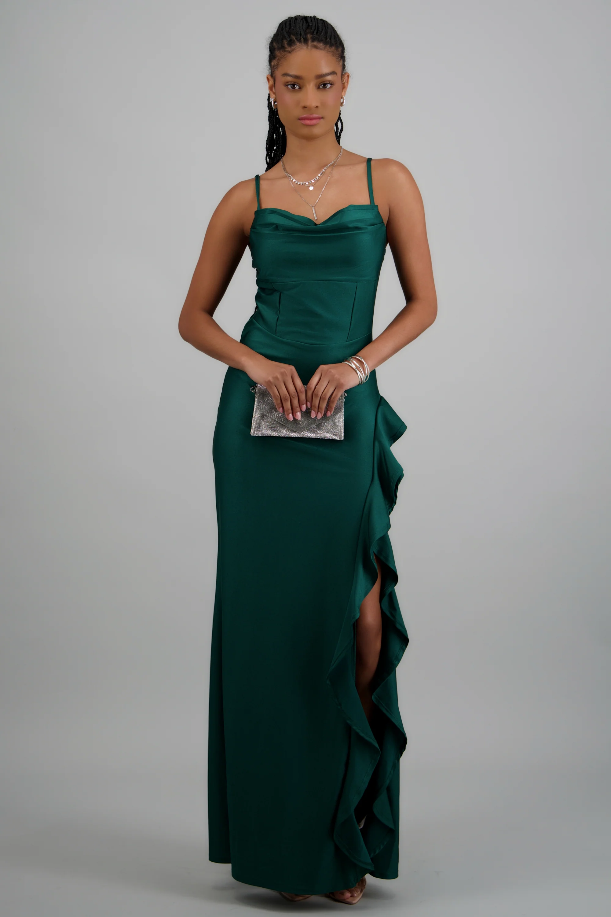 Vestido maxi detalle olan - Image 3
