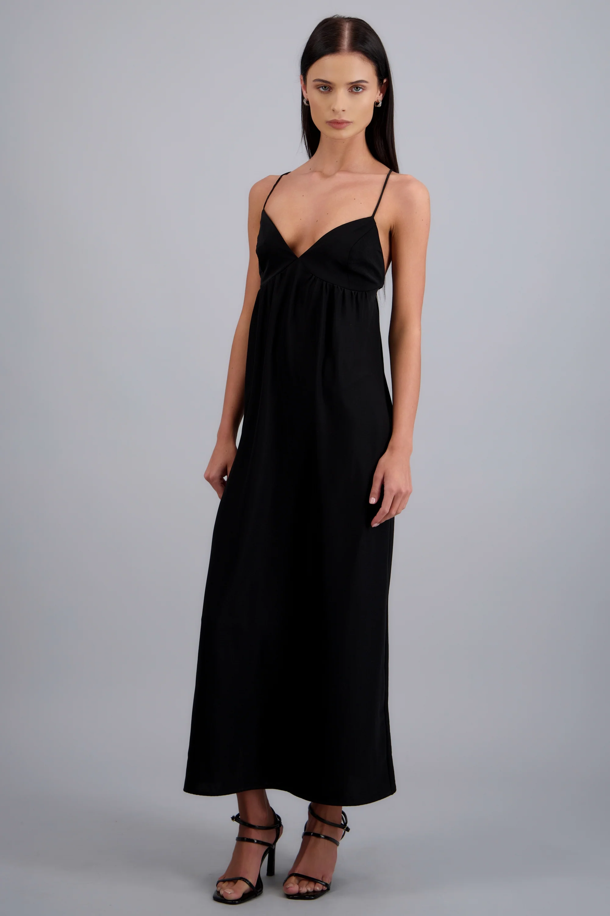 Vestido maxi detalle tirantes - Image 2