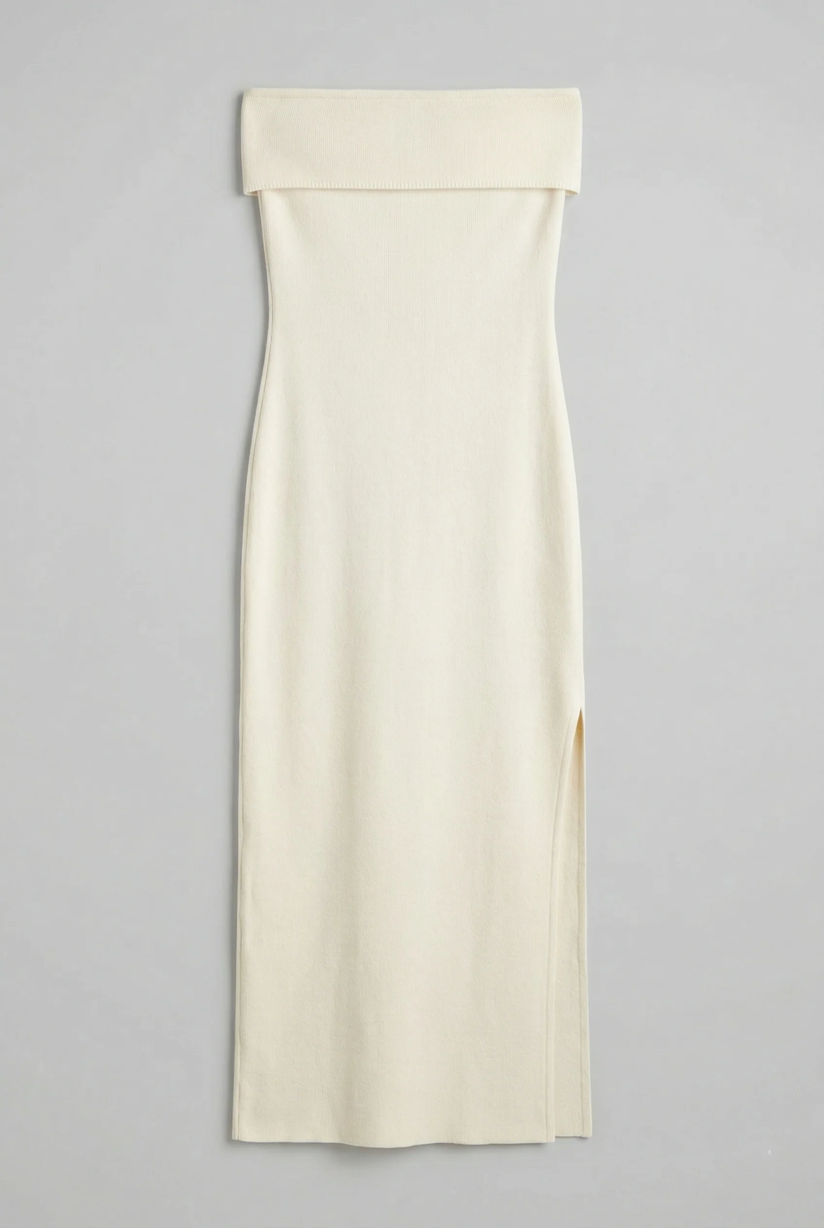 Vestido maxi doblez liso - Image 2