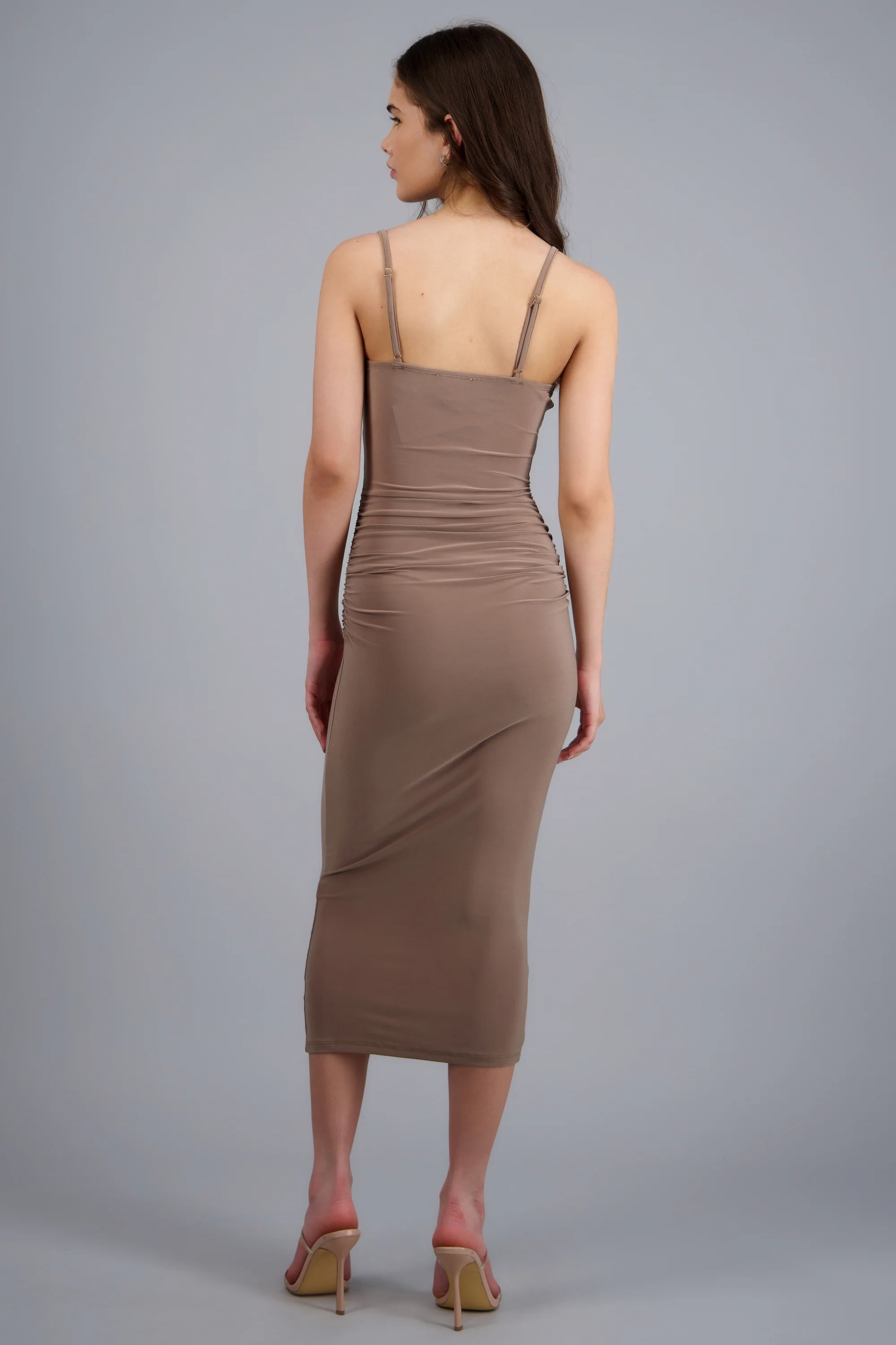 Vestido maxi drapeado - Image 4