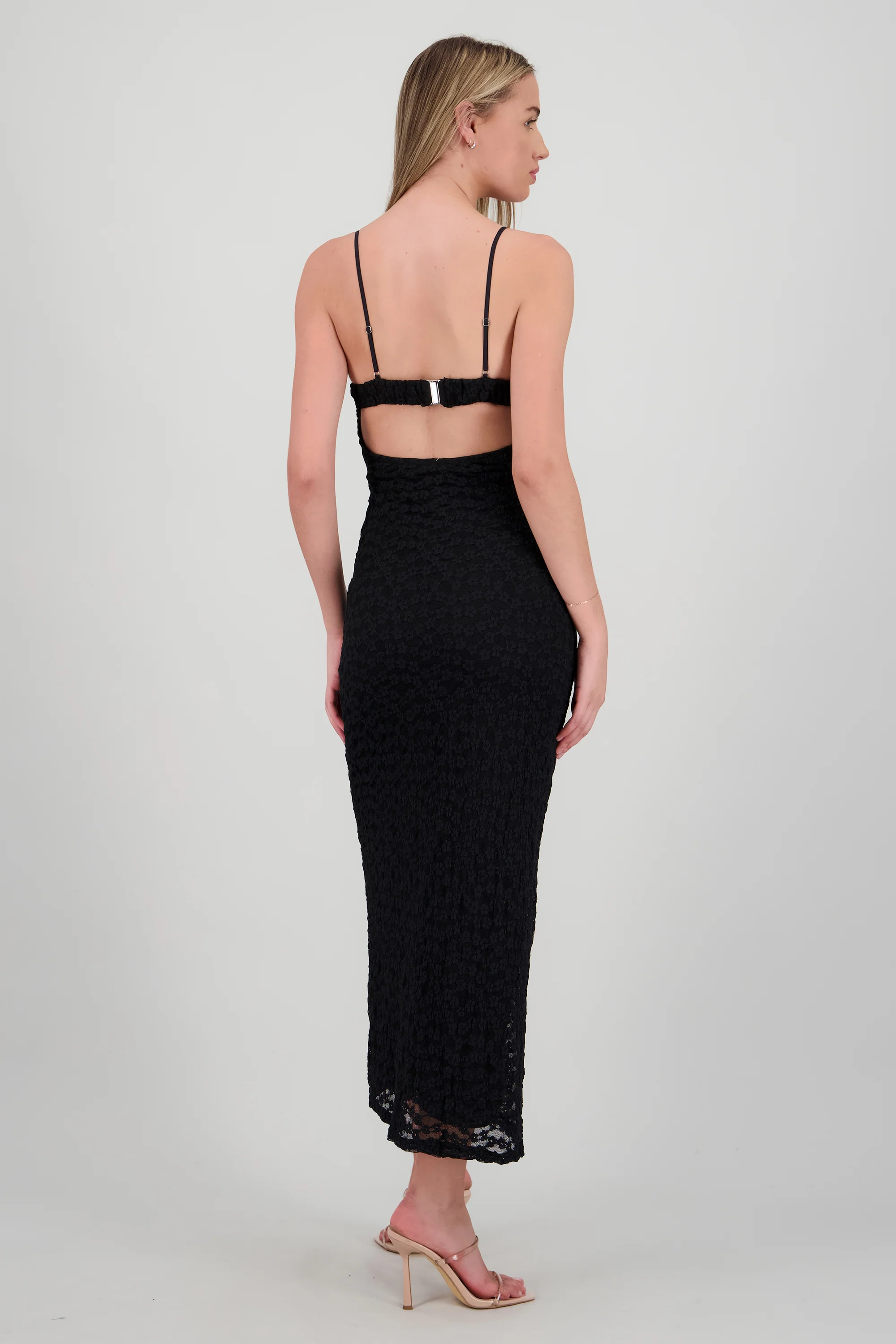 Vestido maxi encaje detalle espalda - Image 4