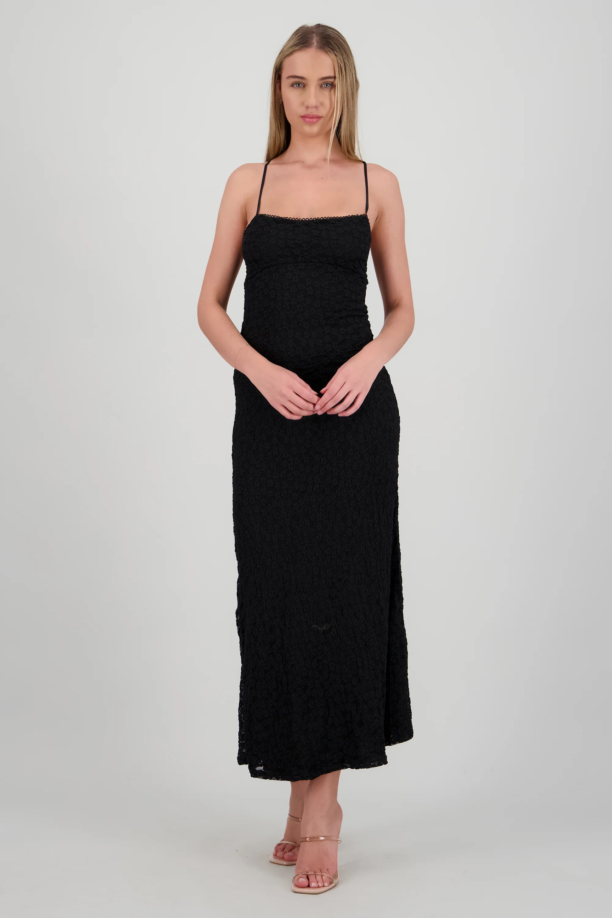 Vestido maxi encaje detalle espalda - Image 7