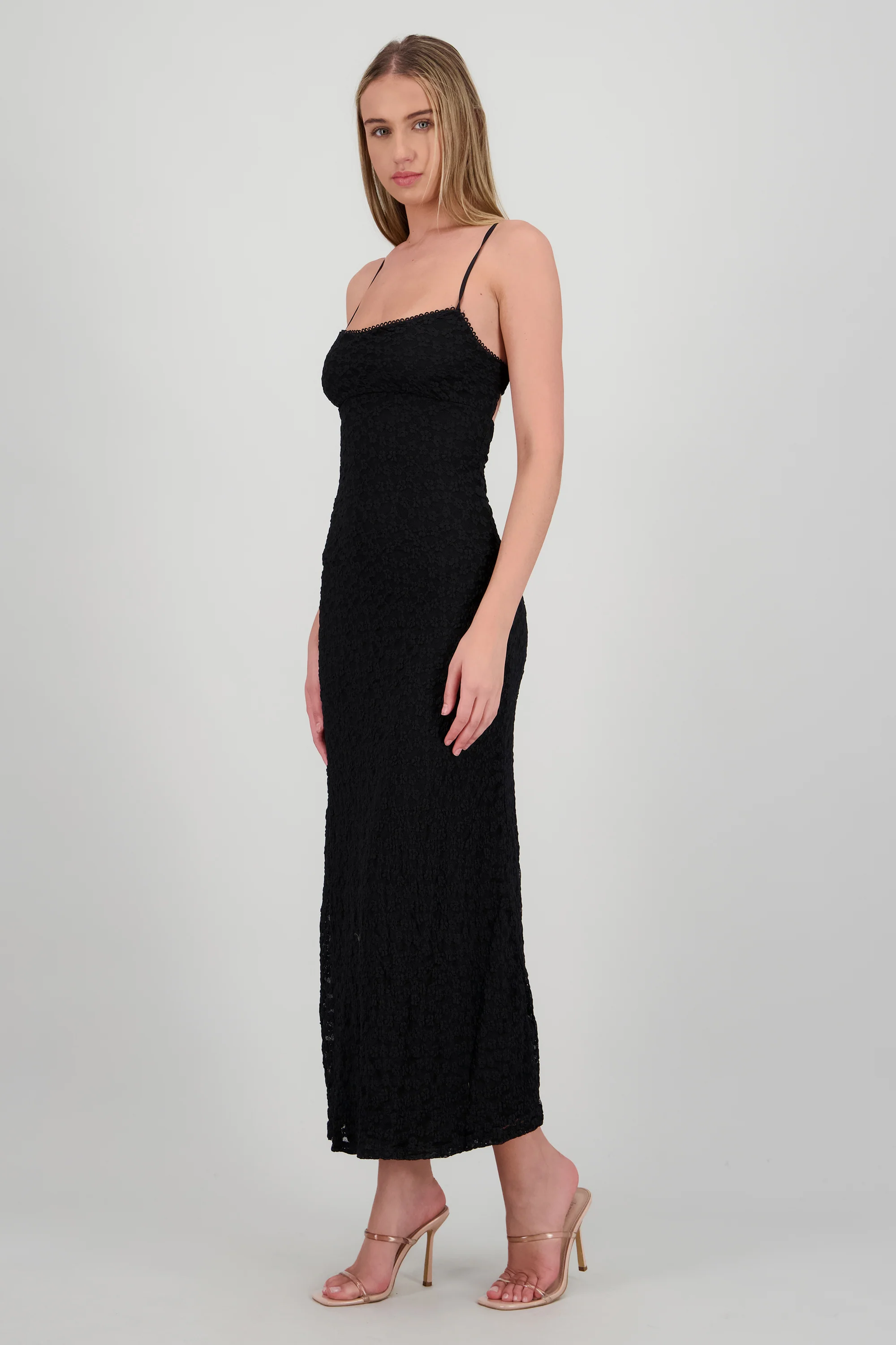 Vestido maxi encaje detalle espalda - Image 8