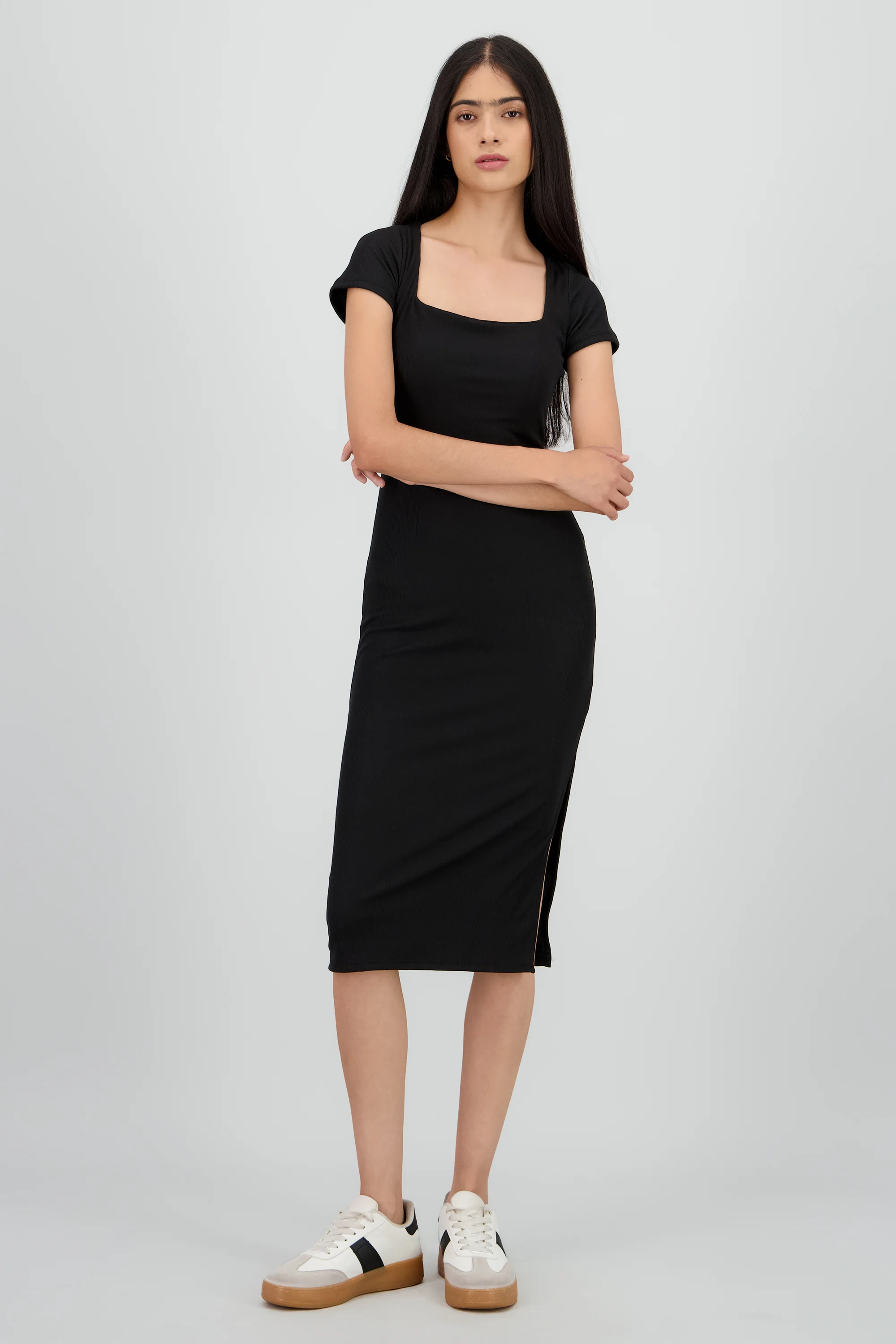 Vestido maxi escote cuadrado - Image 2
