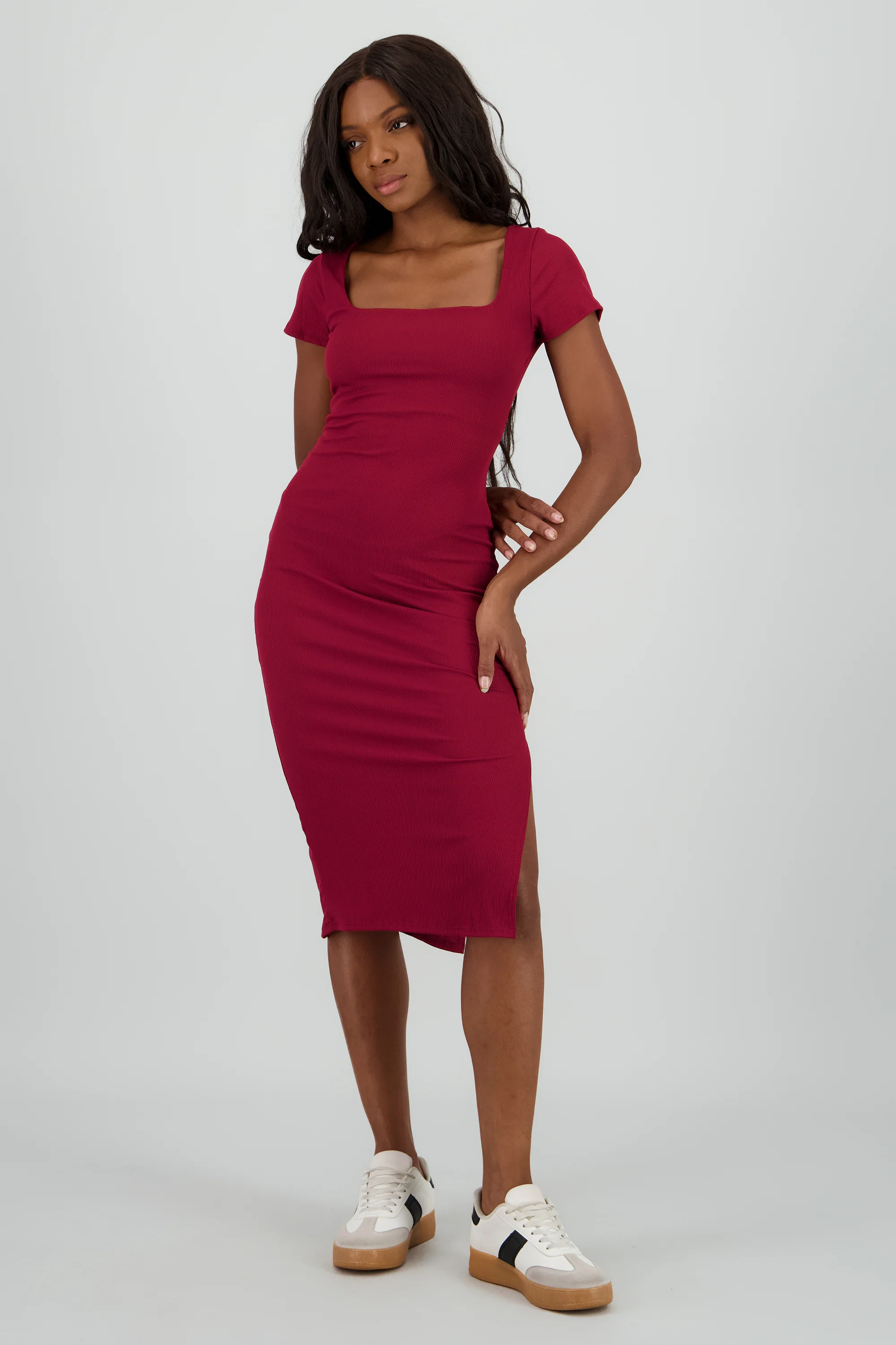 Vestido maxi escote cuadrado - Image 2