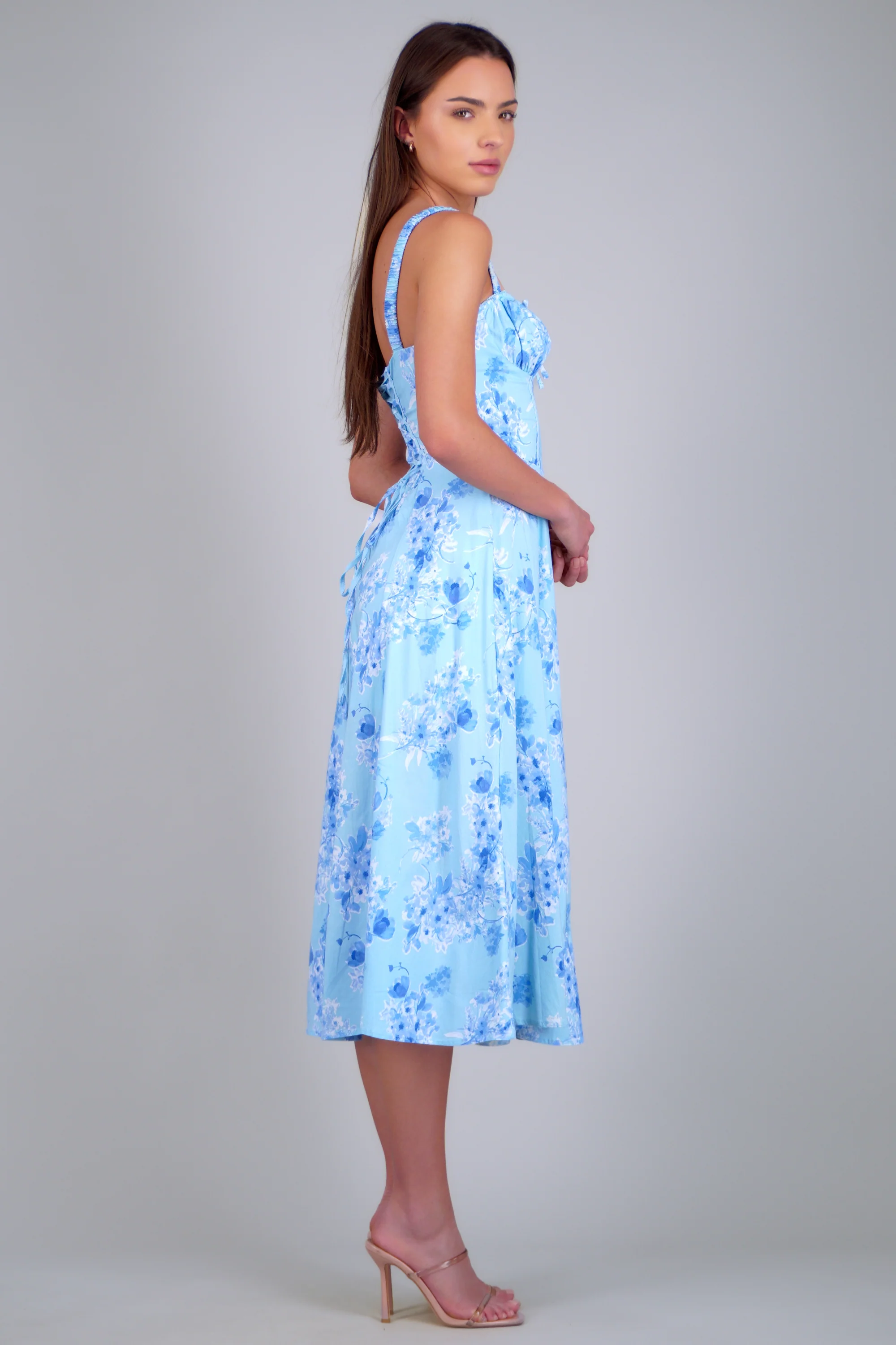Vestido maxi estampado flores - Image 3