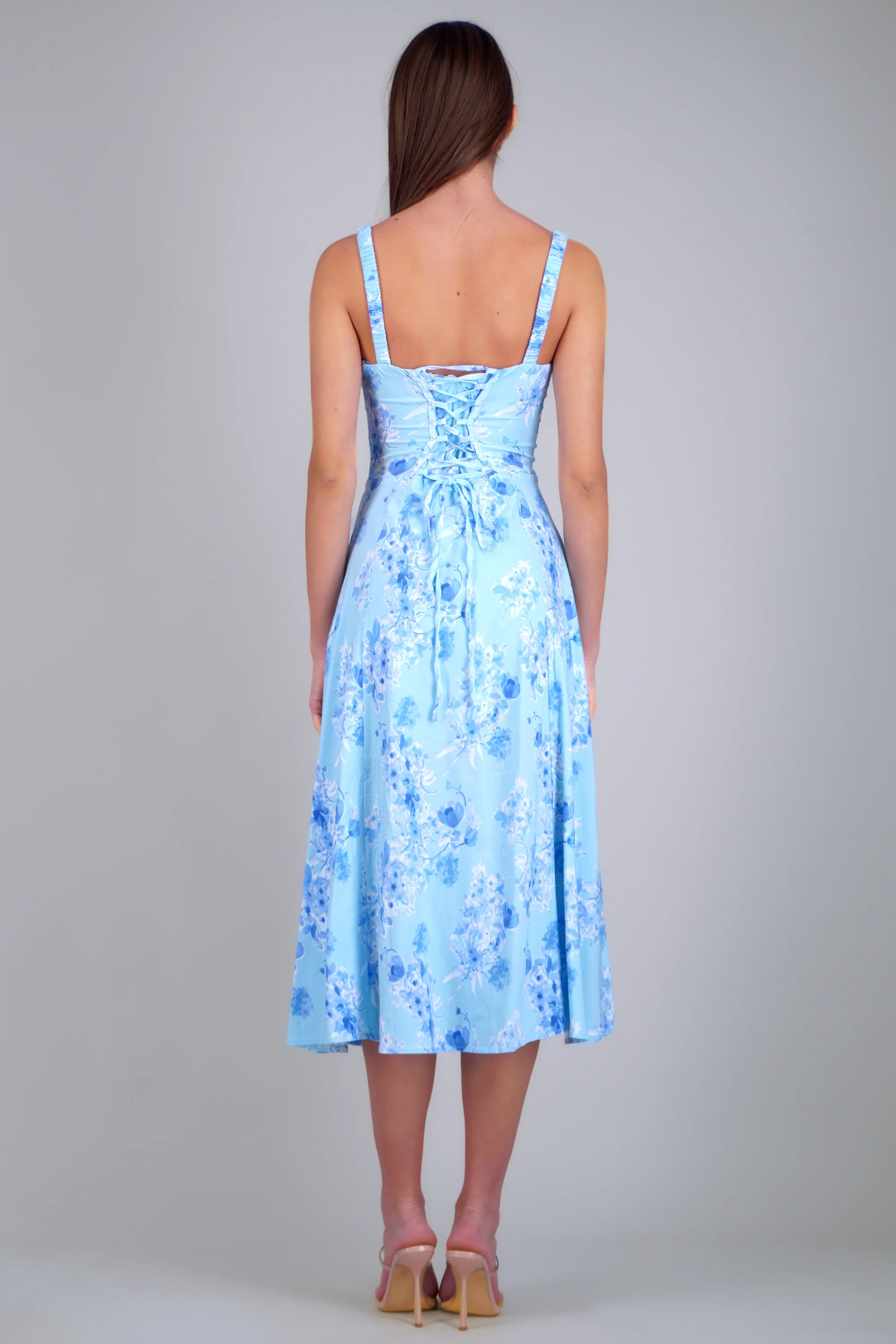 Vestido maxi estampado flores - Image 4
