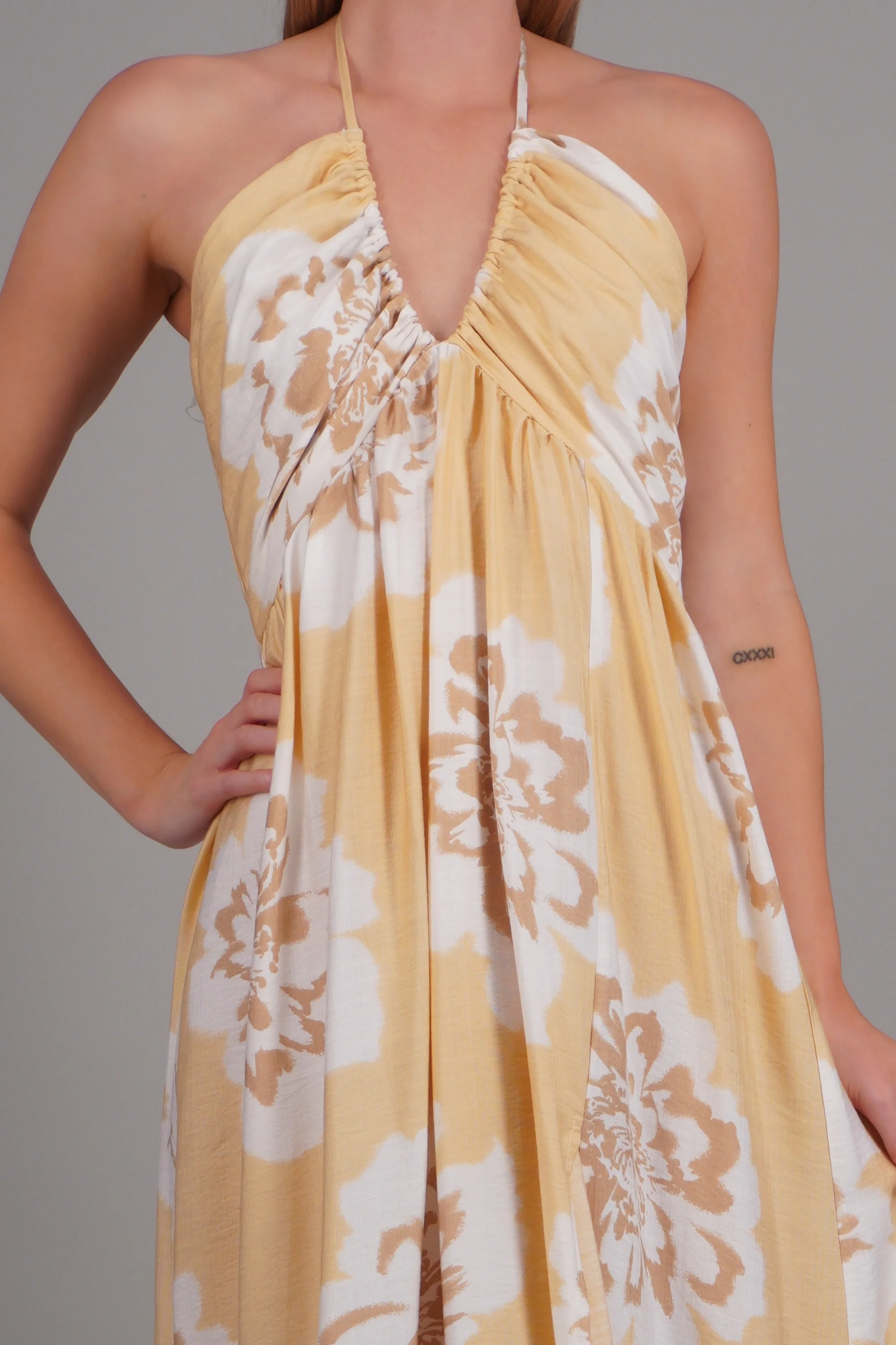 Vestido maxi estampado flores - Image 5