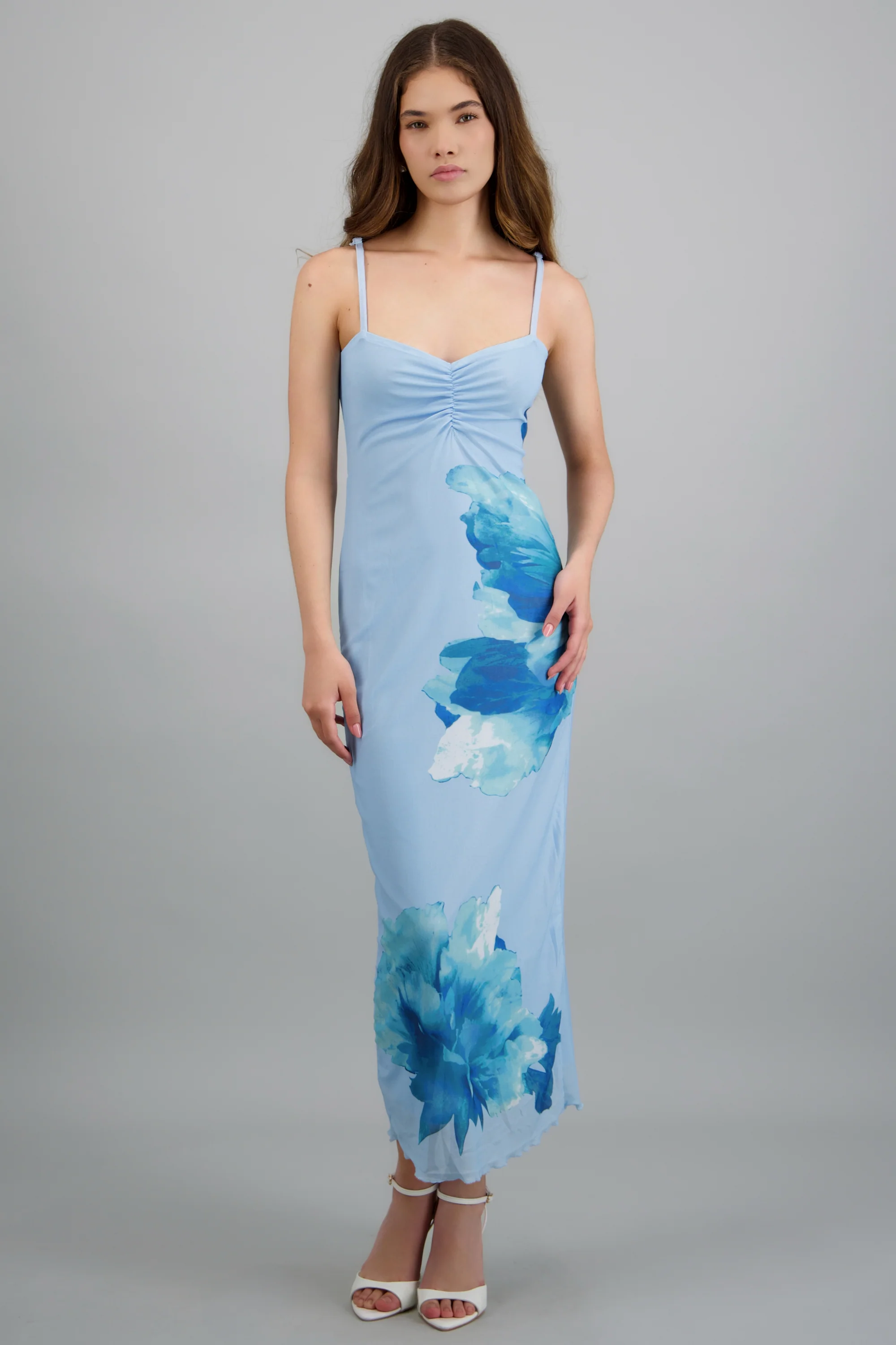 Vestido maxi estampado flores - Image 3