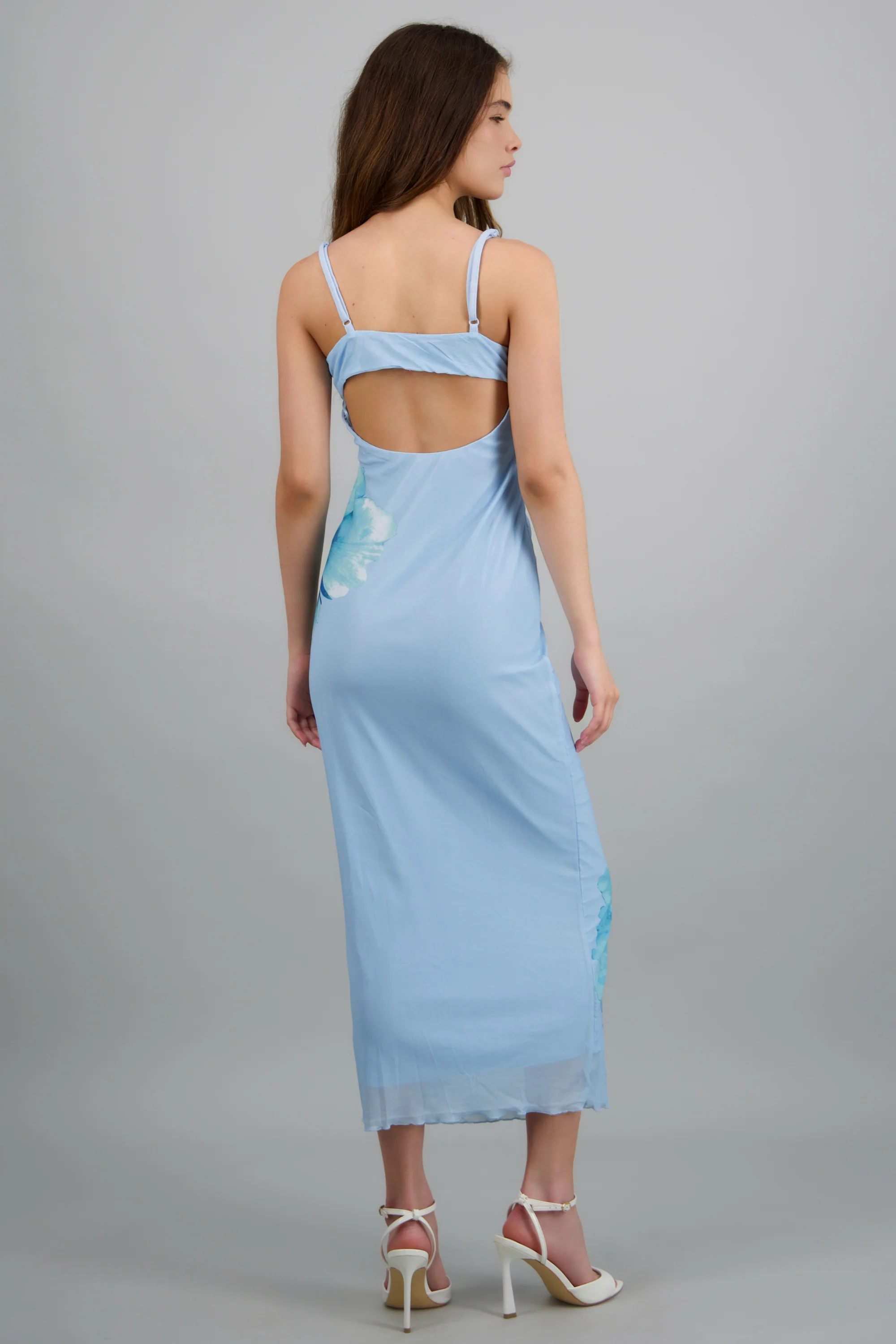 Vestido maxi estampado flores - Image 4