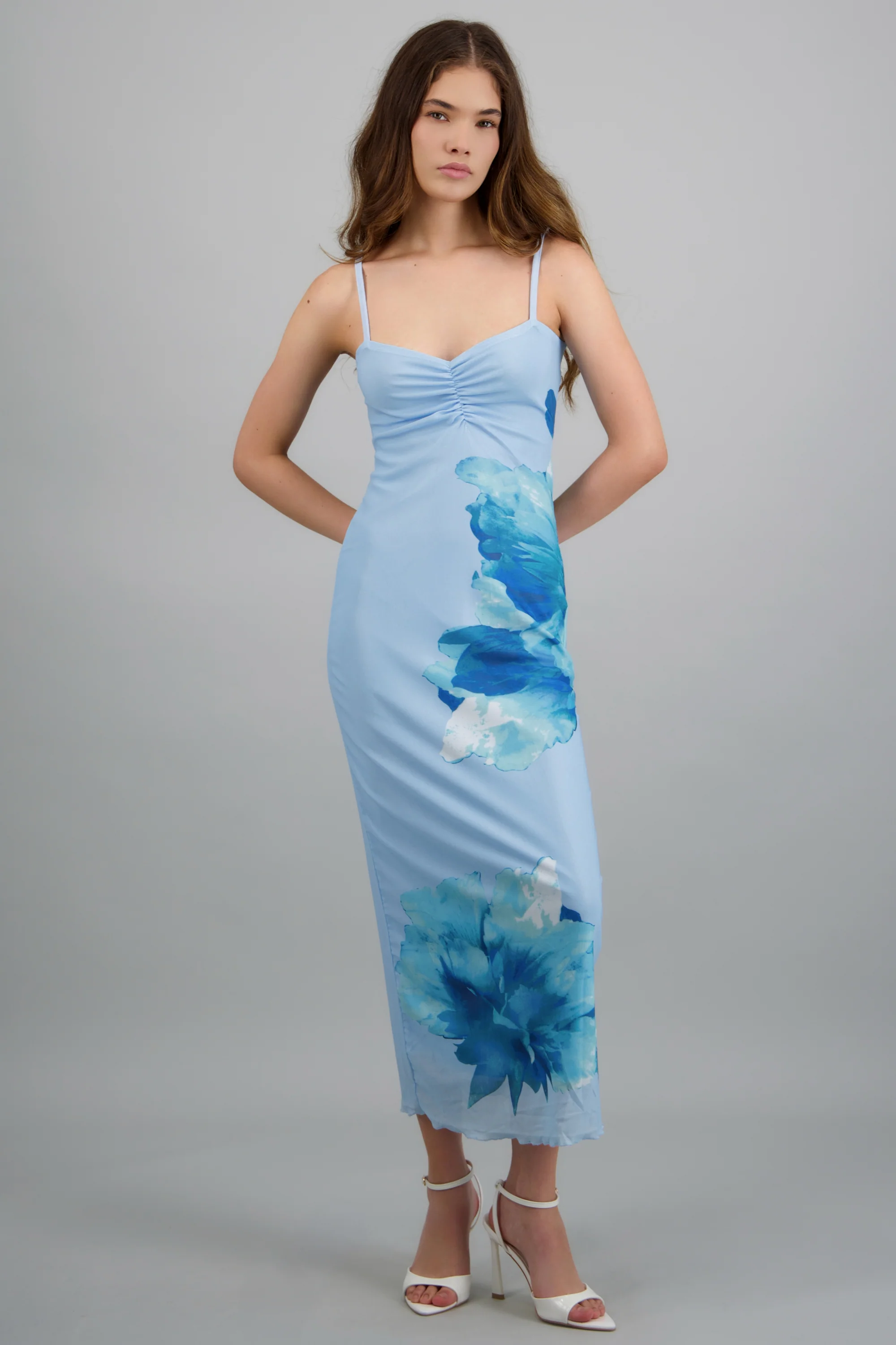 Vestido maxi estampado flores - Image 6