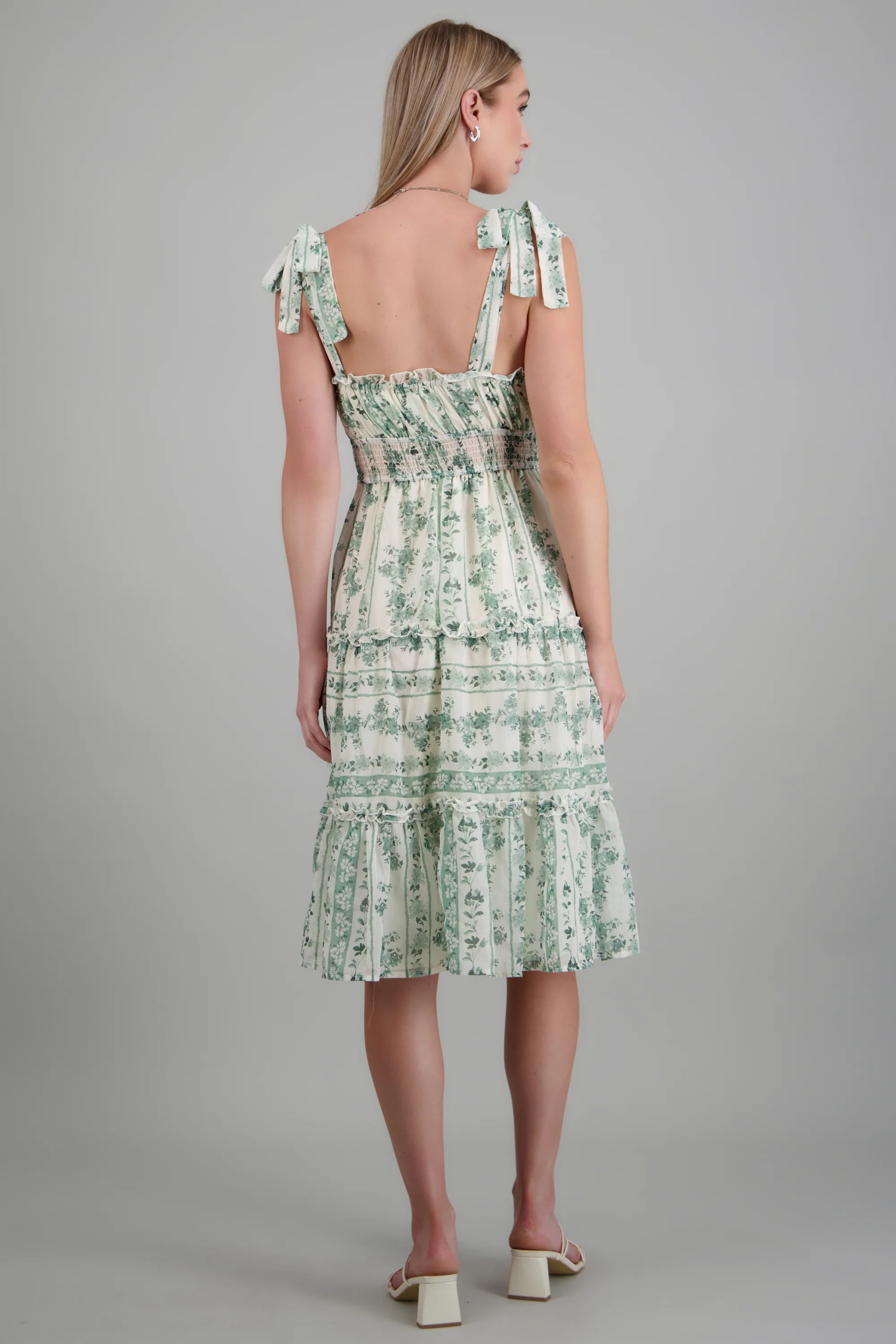 Vestido maxi estampado flores - Image 4