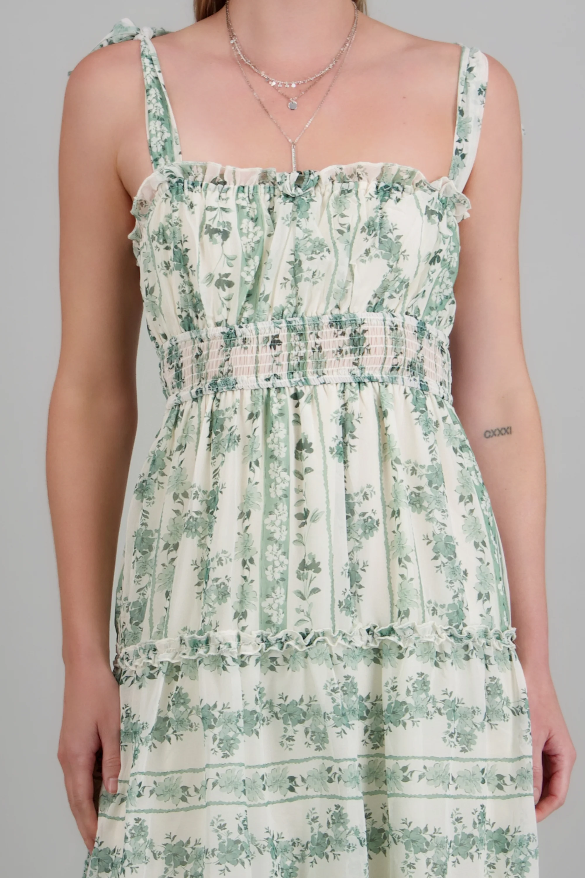 Vestido maxi estampado flores - Image 5