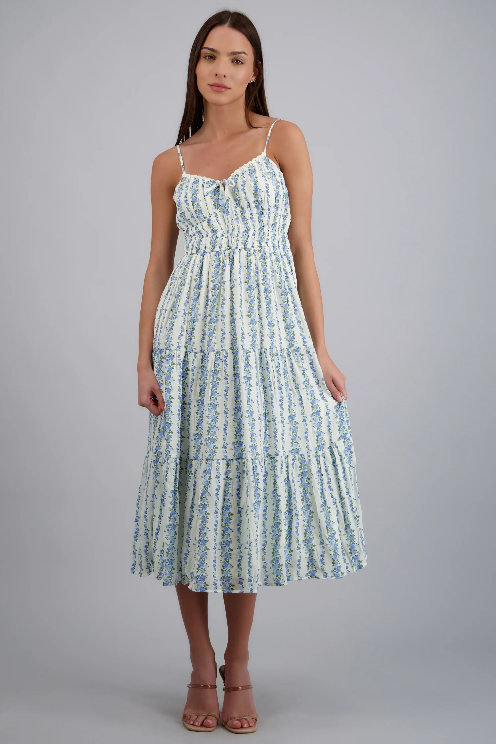 Vestido maxi flores det abertura - Image 3