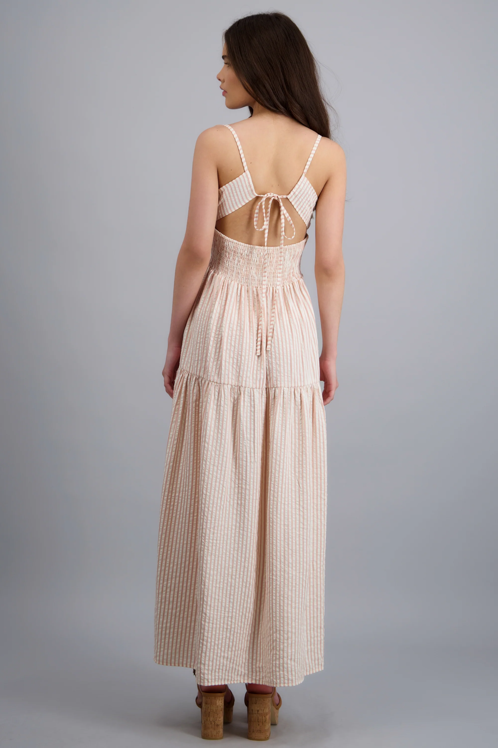 Vestido maxi lineas escote espalda - Image 4