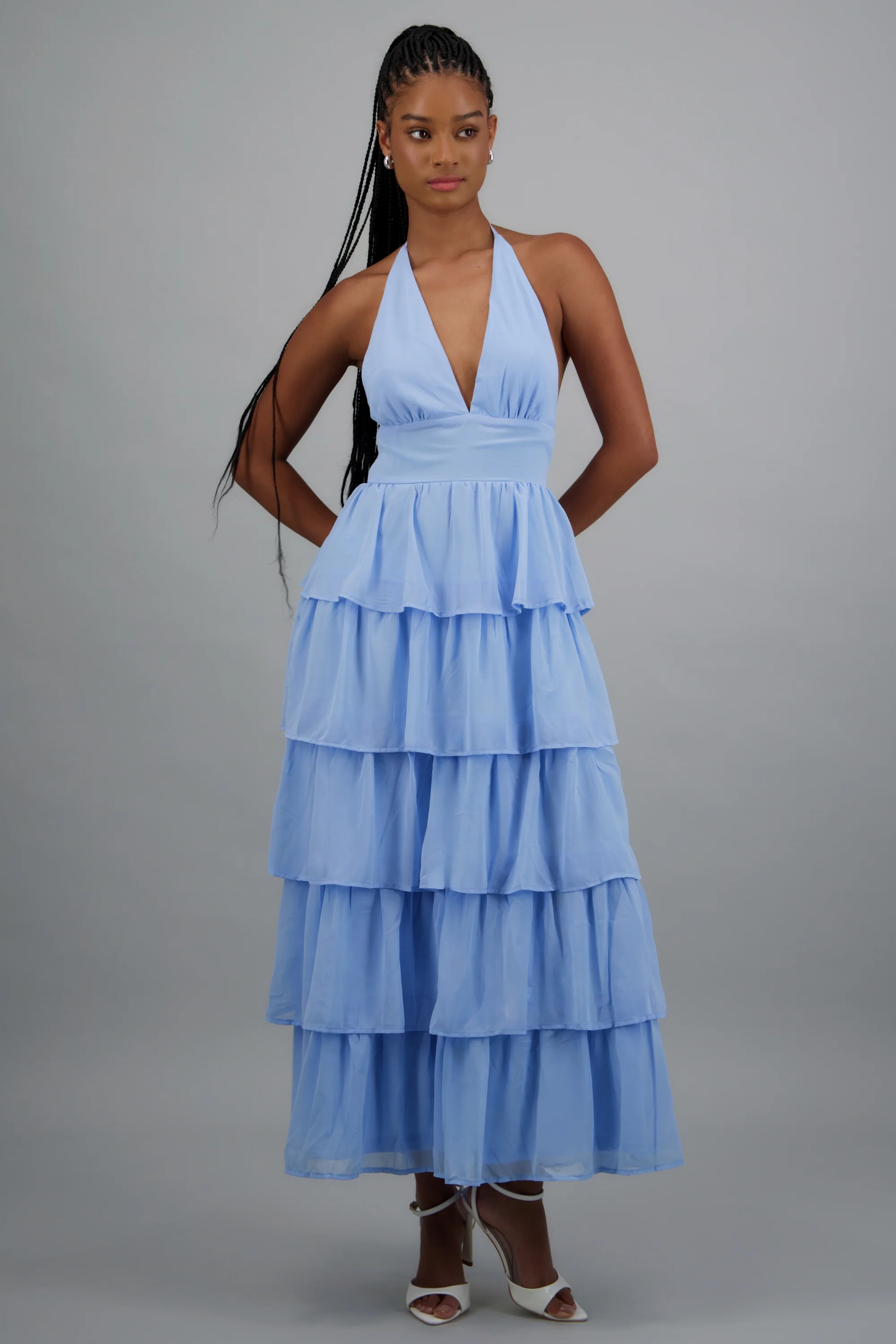 Vestido maxi olanes