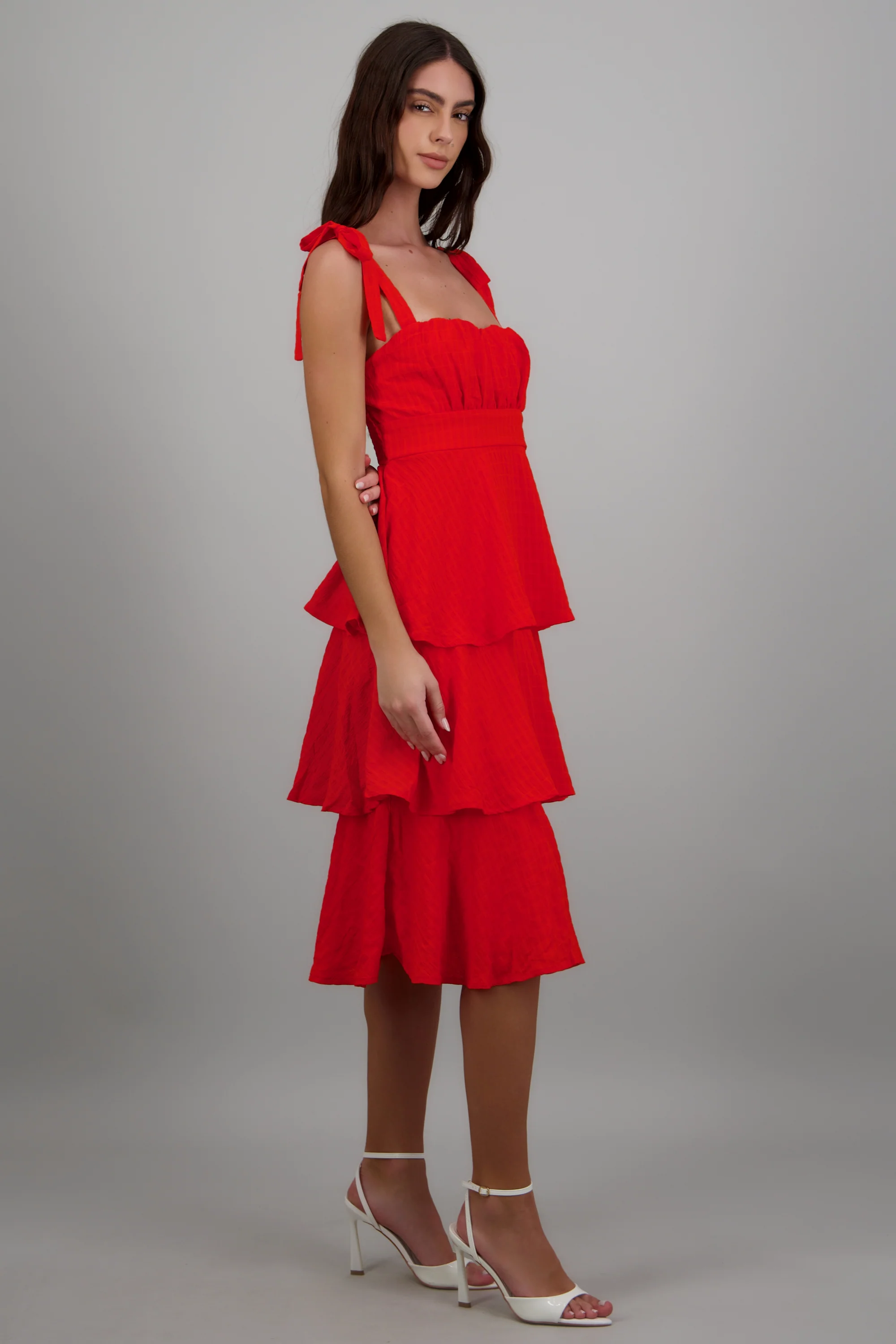 Vestido maxi olanes textura - Image 3