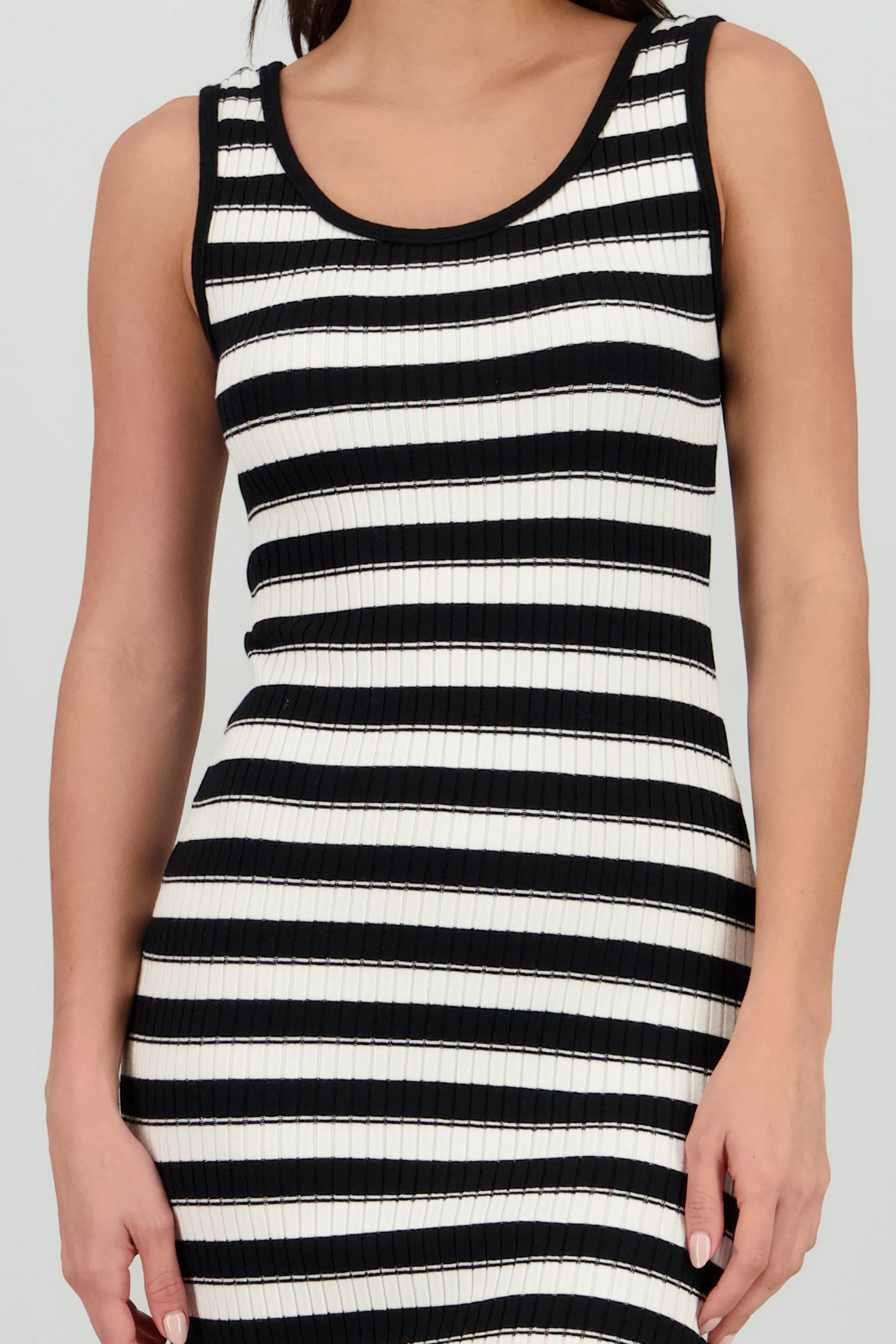 Vestido maxi rayas tirantes - Image 5