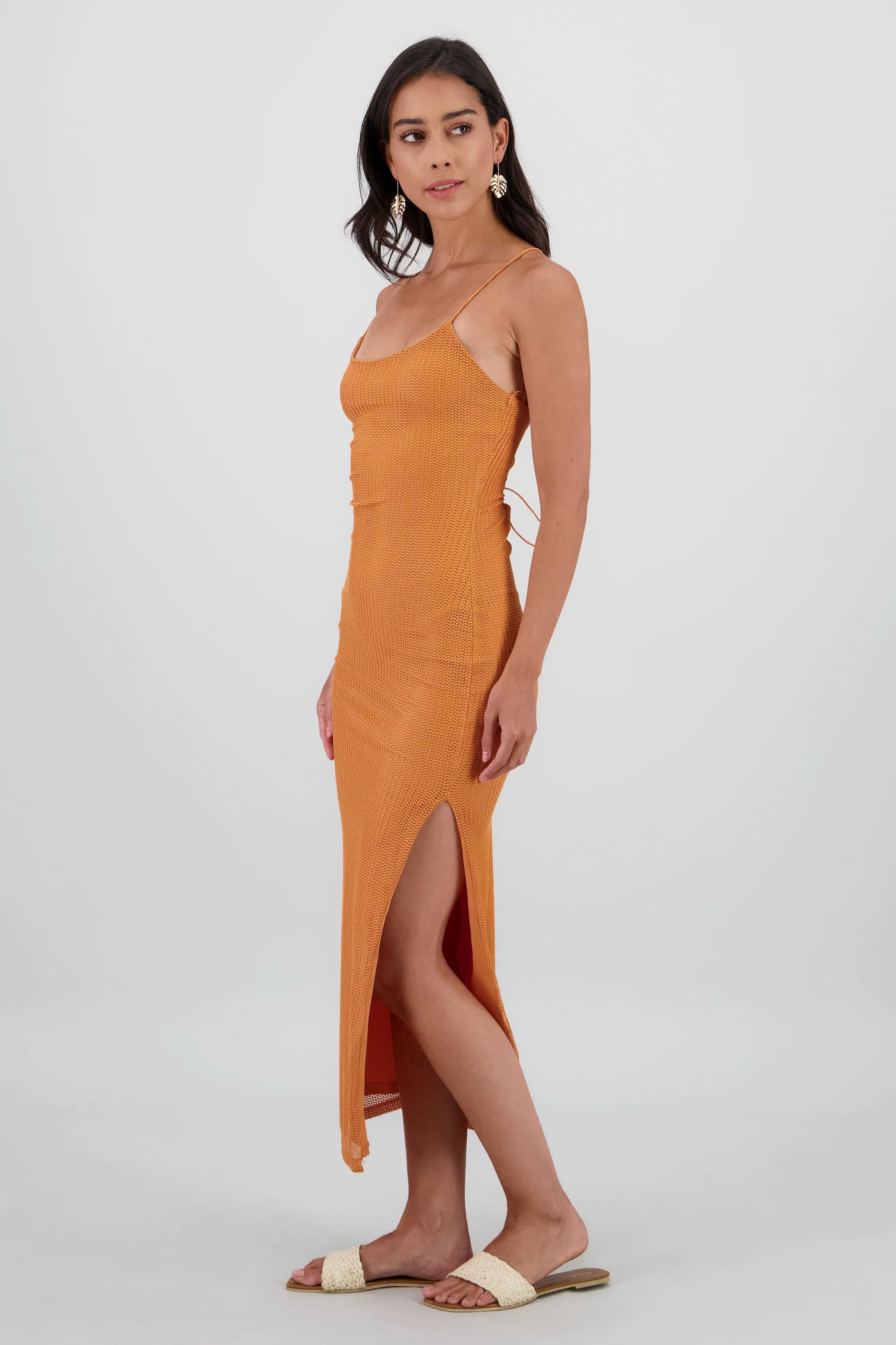 Vestido maxi red textura - Image 3