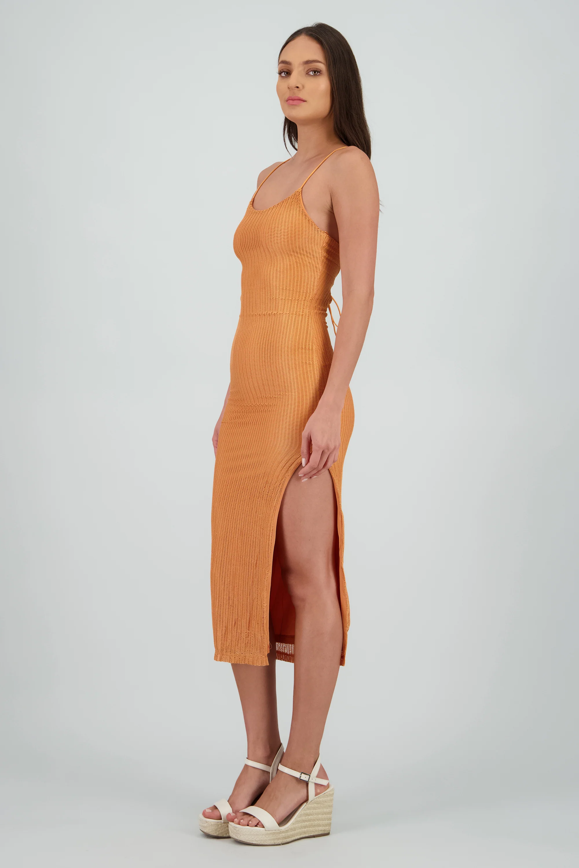 Vestido maxi red textura - Image 3