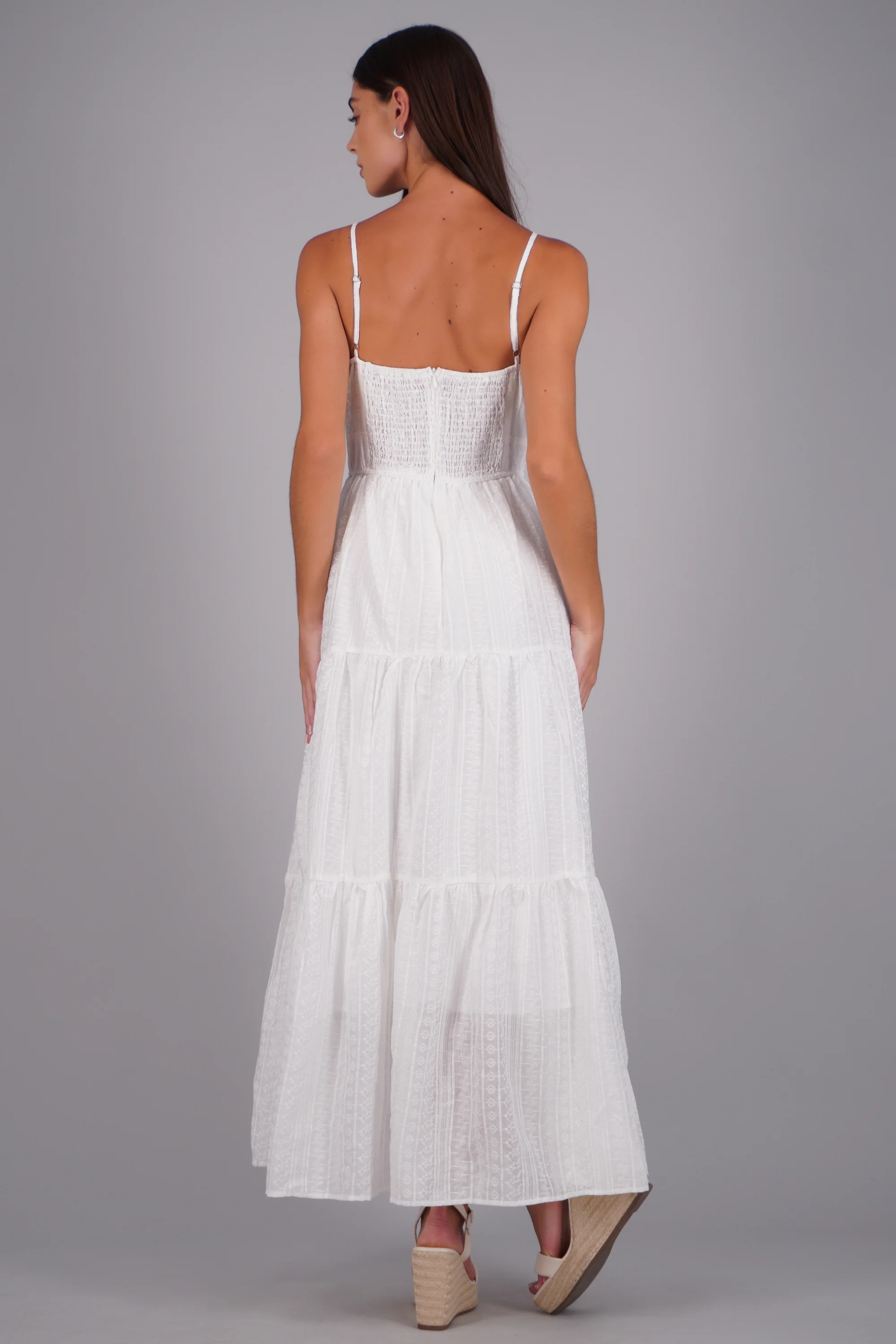 Vestido maxi textura detalle nudo - Image 4