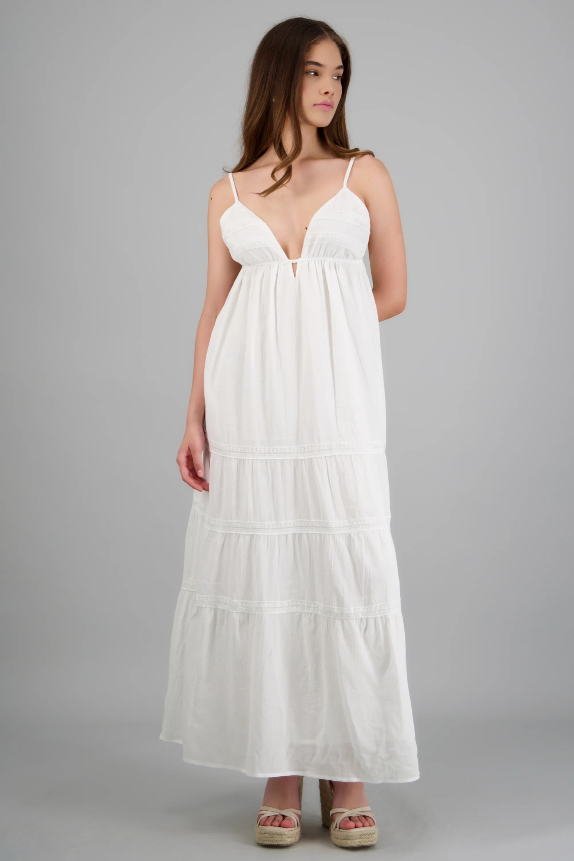 Vestido maxi tirantes bloques - Image 2