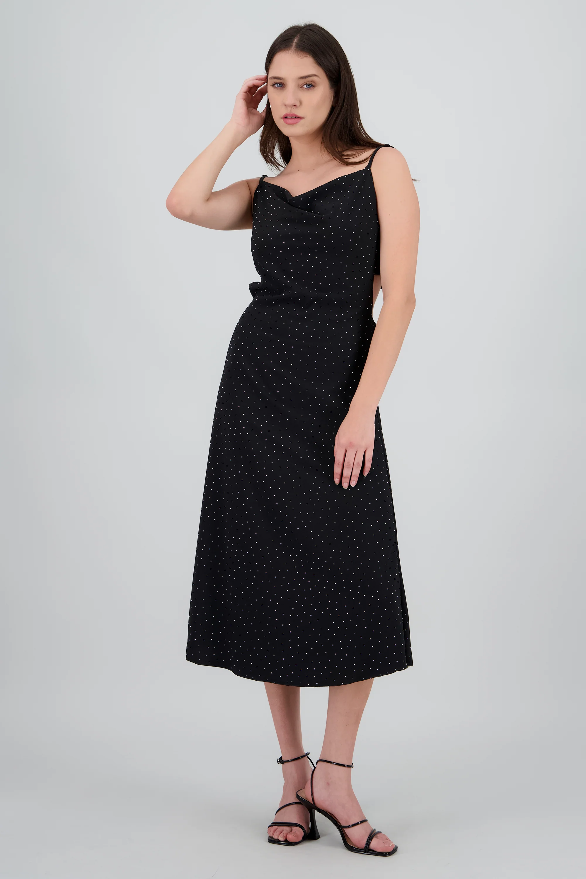 Vestido maxi tirantes escote columpios - Image 2