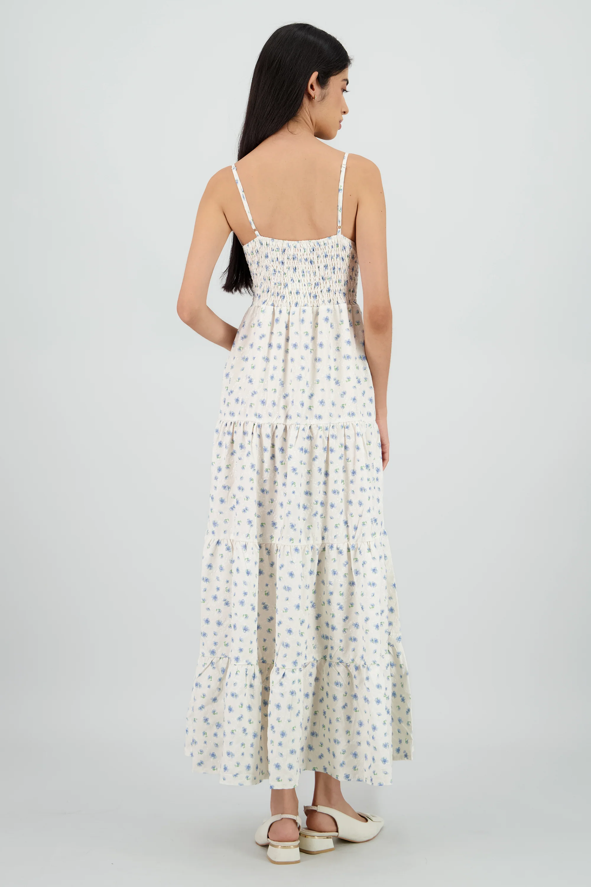 Vestido maxi tirantes flores - Image 4