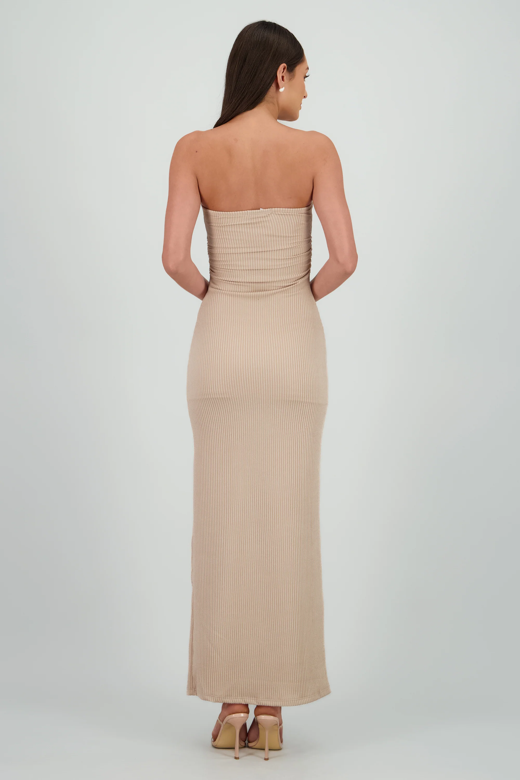 Vestido maxi tubo textura - Image 4