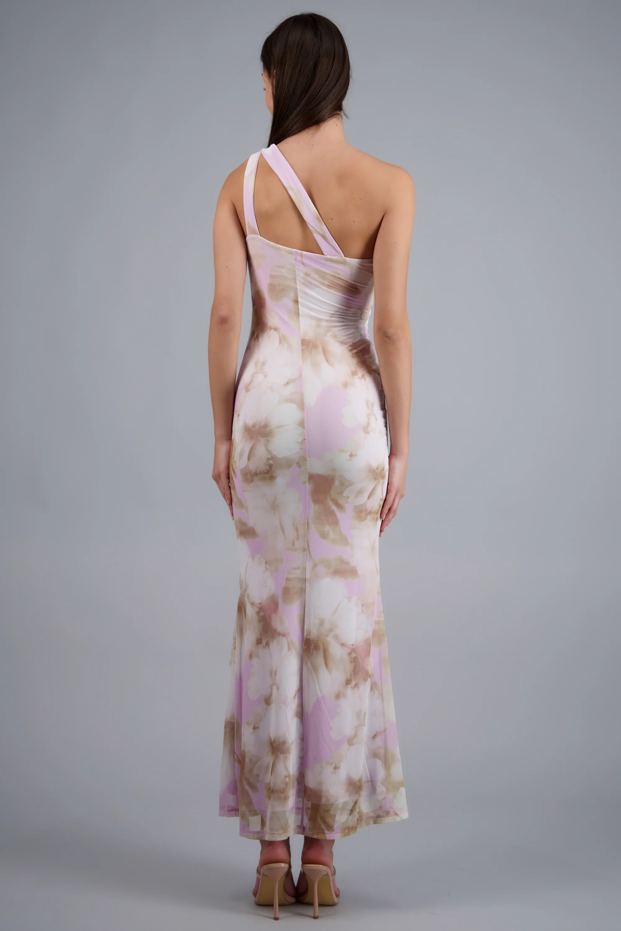 Vestido maxi un hombro detalle argolla - Image 4
