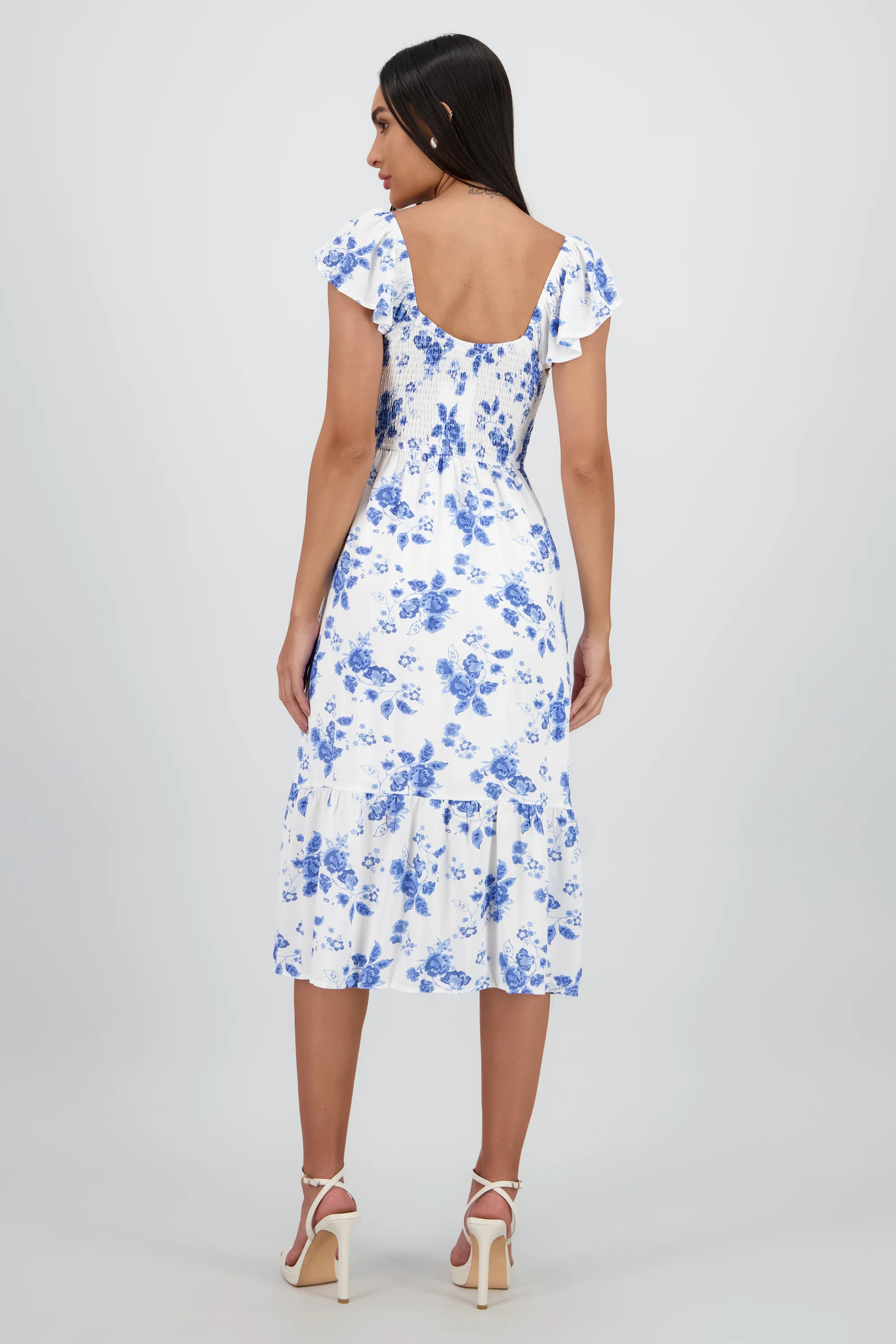Vestido midi flores - Image 4