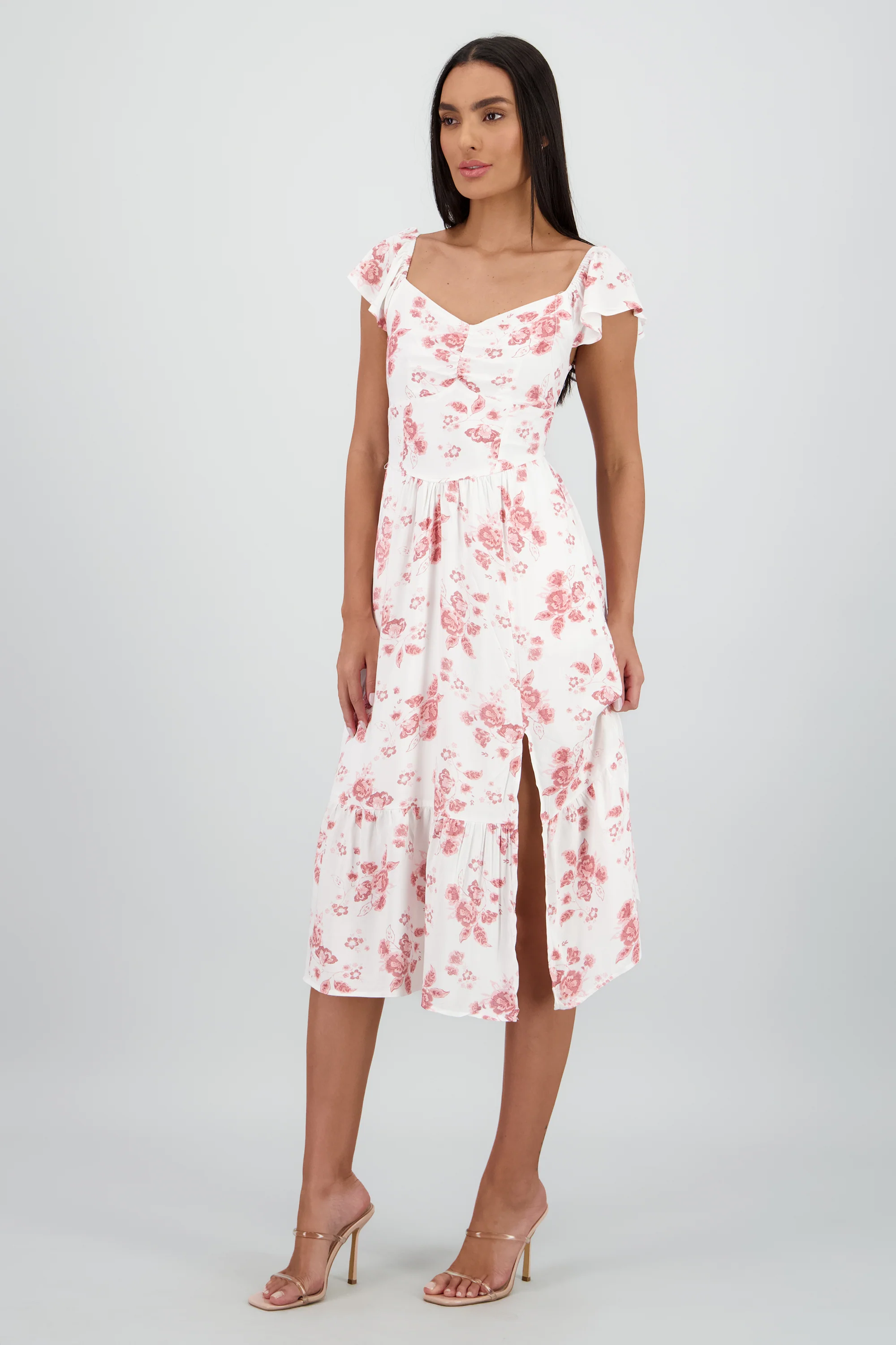 Vestido midi flores - Image 3
