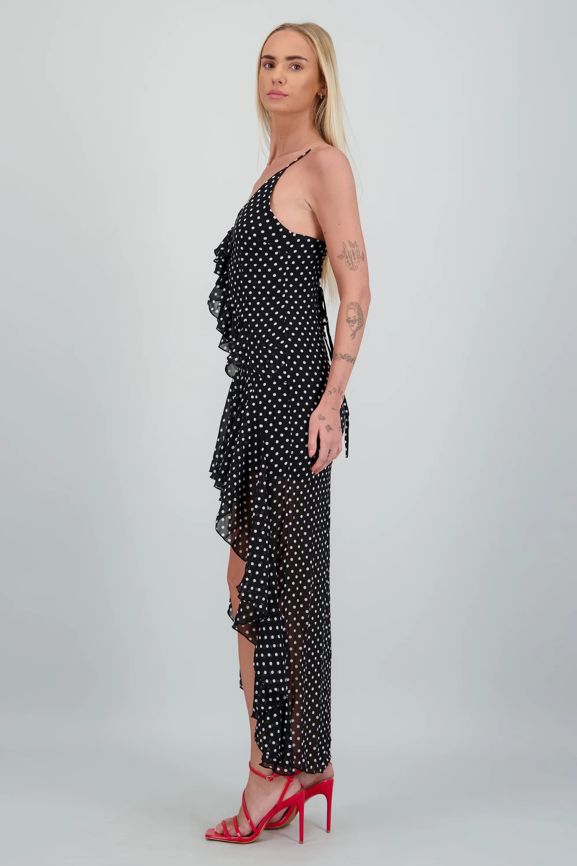 Vestido midi polkadots - Image 3