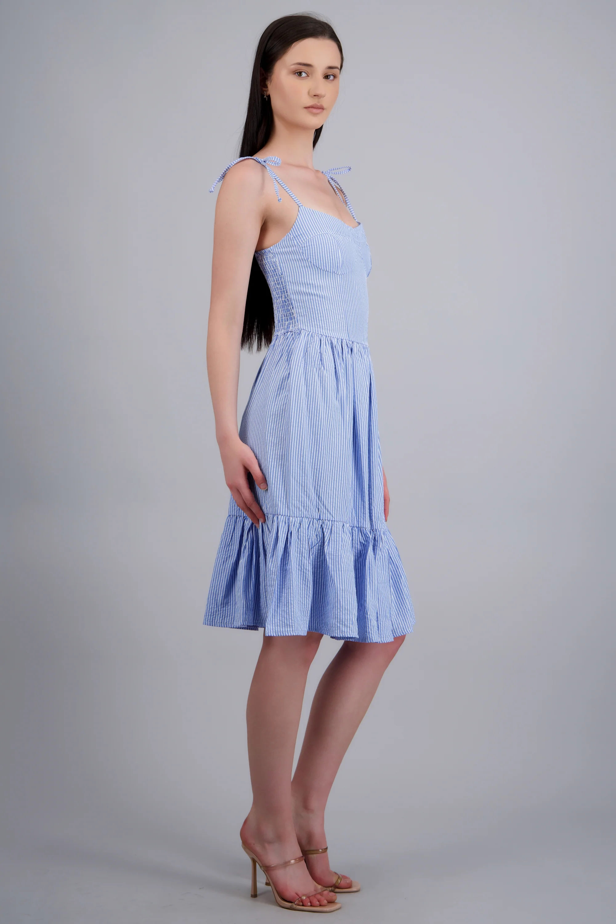 VESTIDO MIDI TIRANTES DET OLANES - Image 2