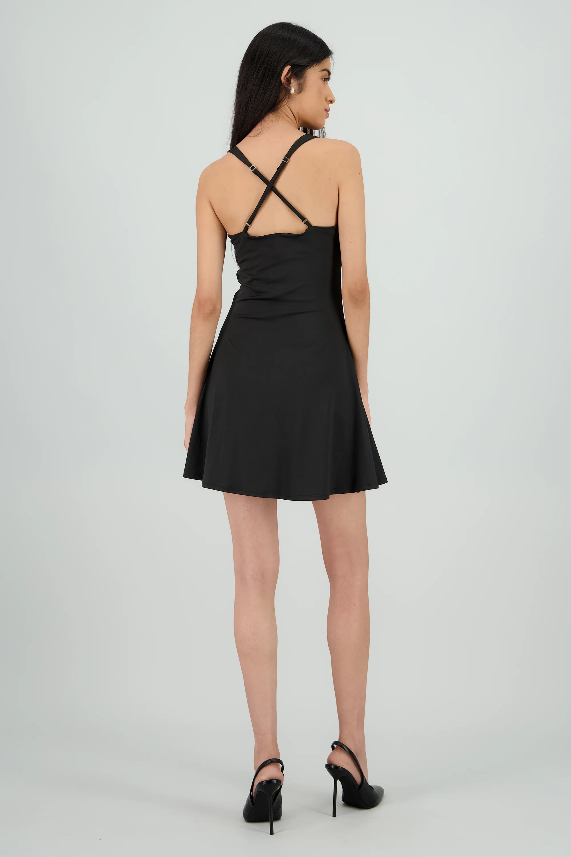 Vestido mini liso - Image 2