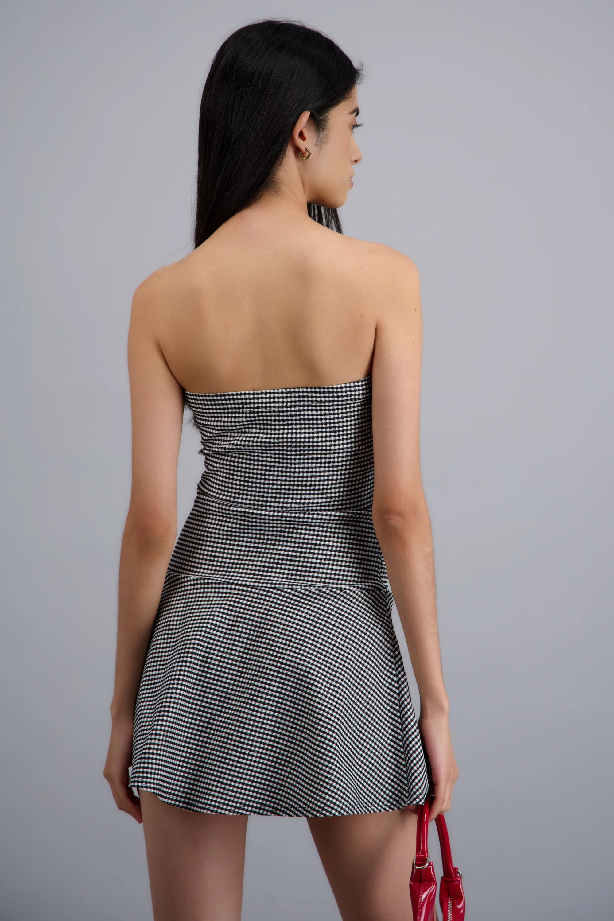 Vestido mii strapless frunce - Image 4