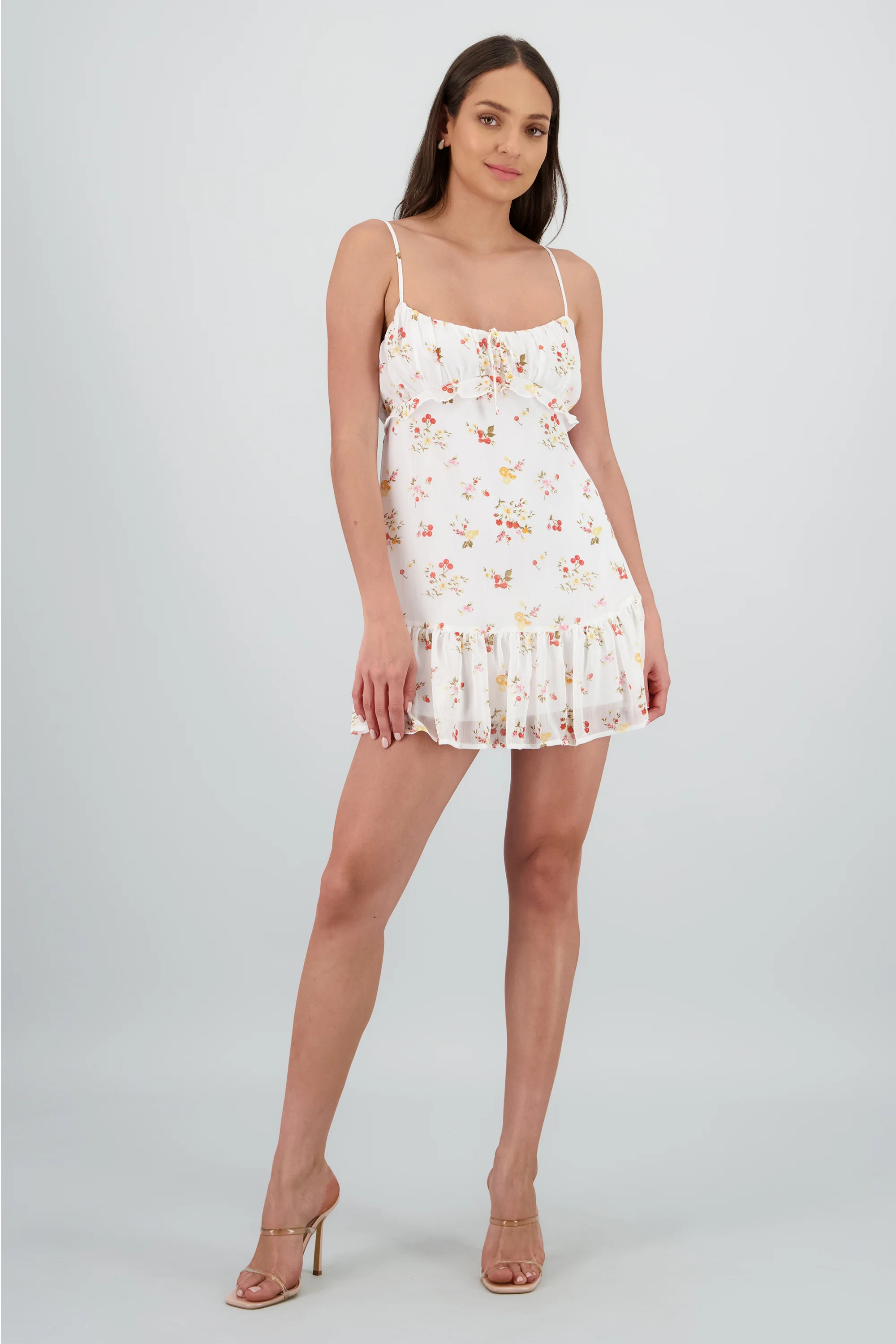 Vetsido mini triantes estampado flores