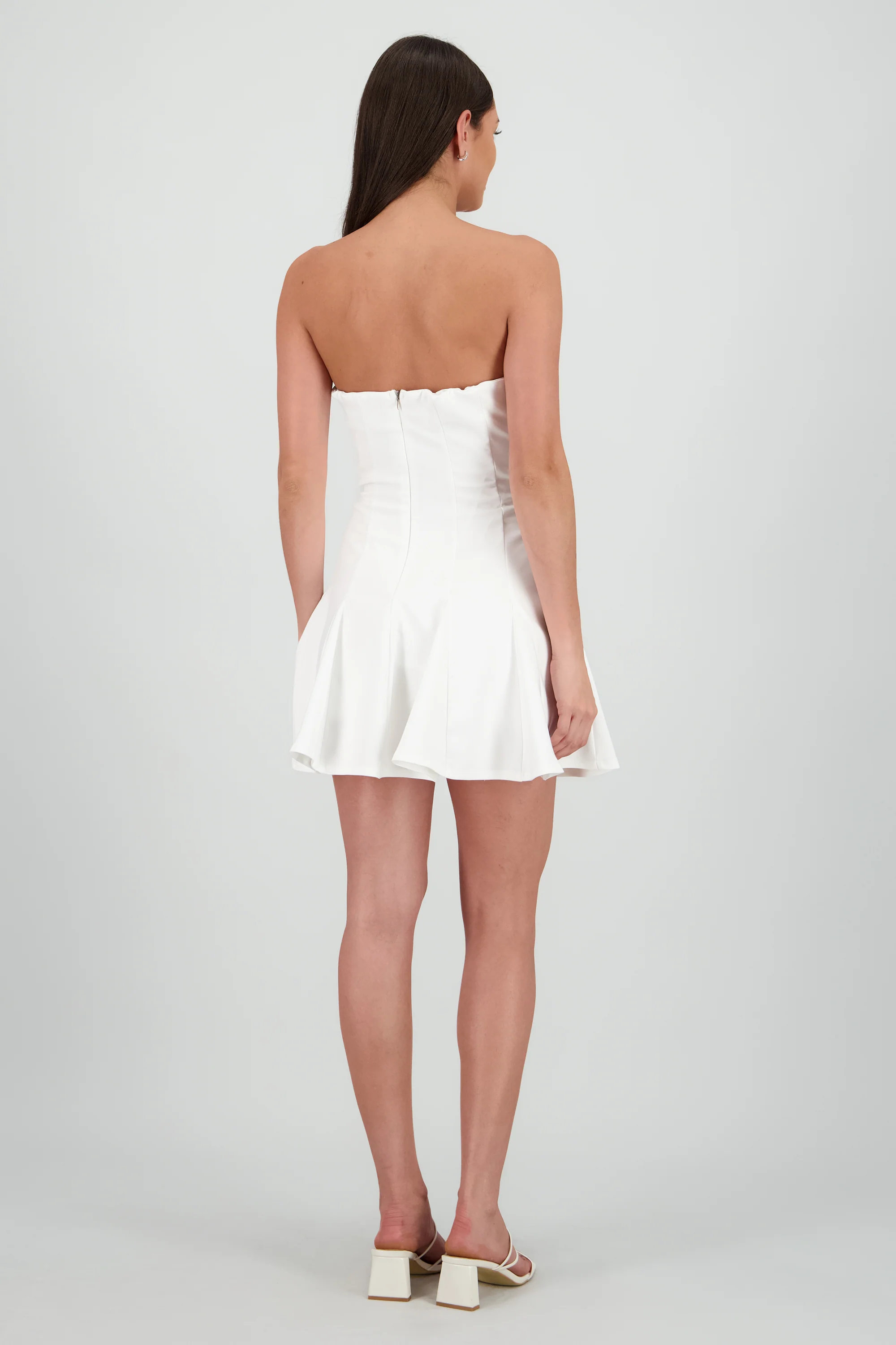 Vestido off shoulder tablas - Image 3
