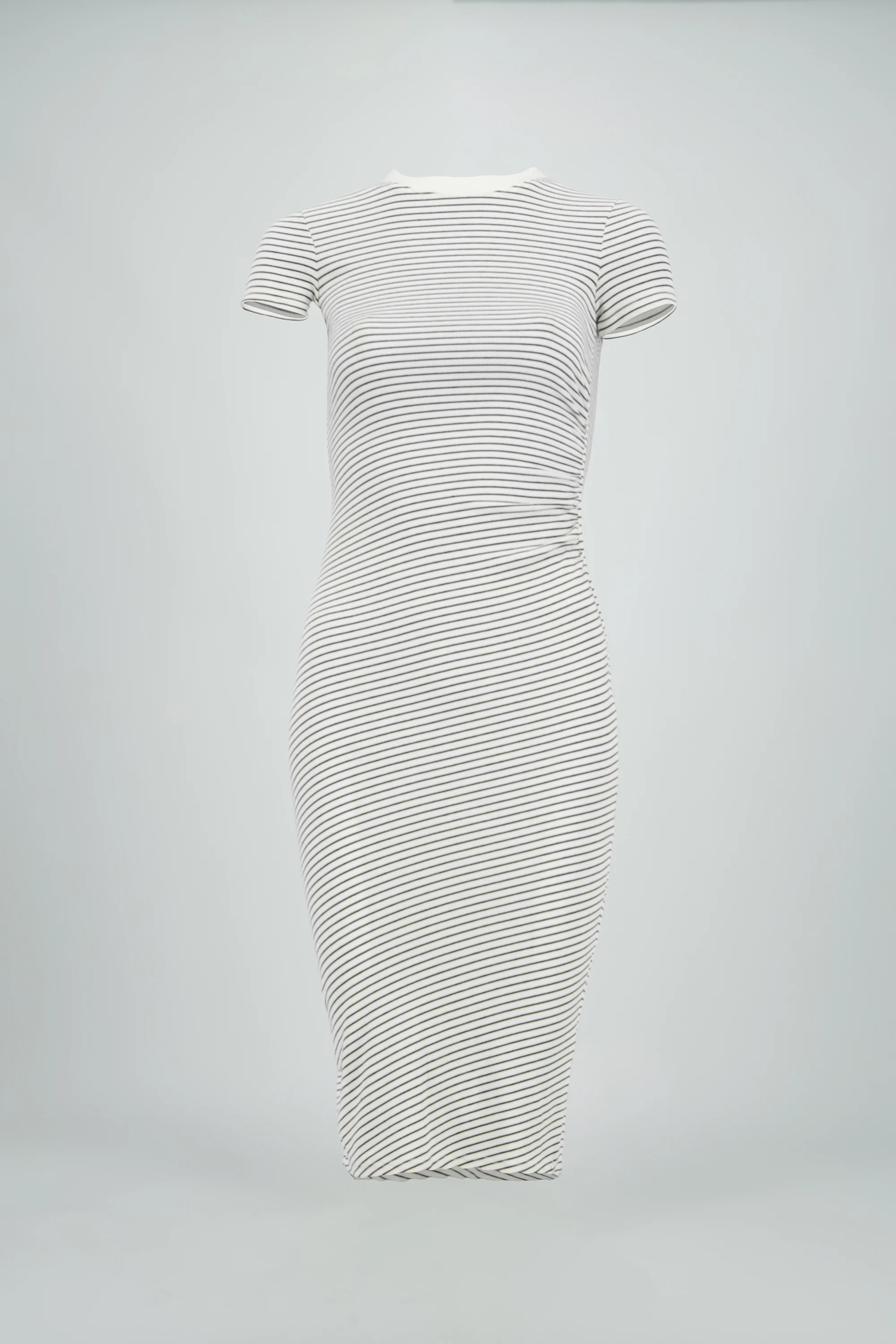 Vestido rayas cuello redondo - Image 6