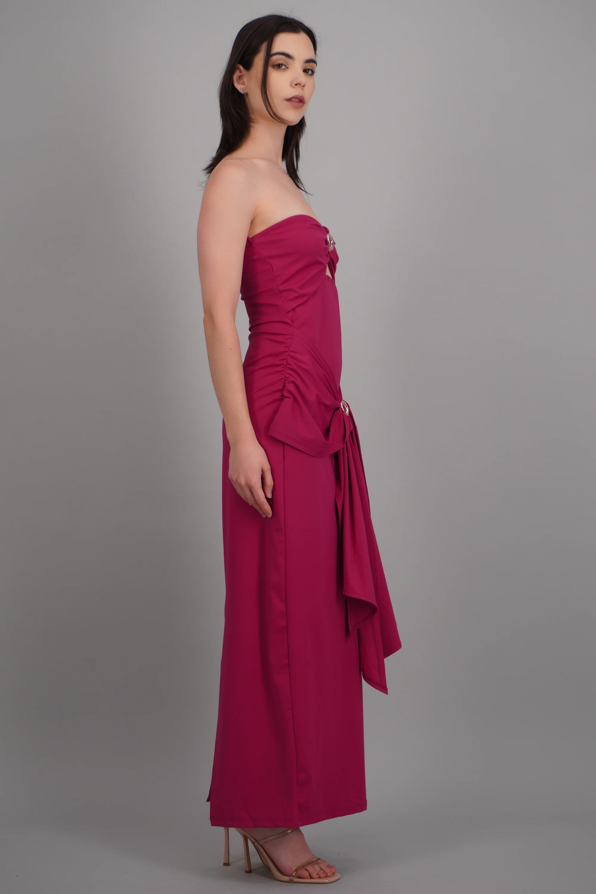 Vestido strapless cut out - Image 2