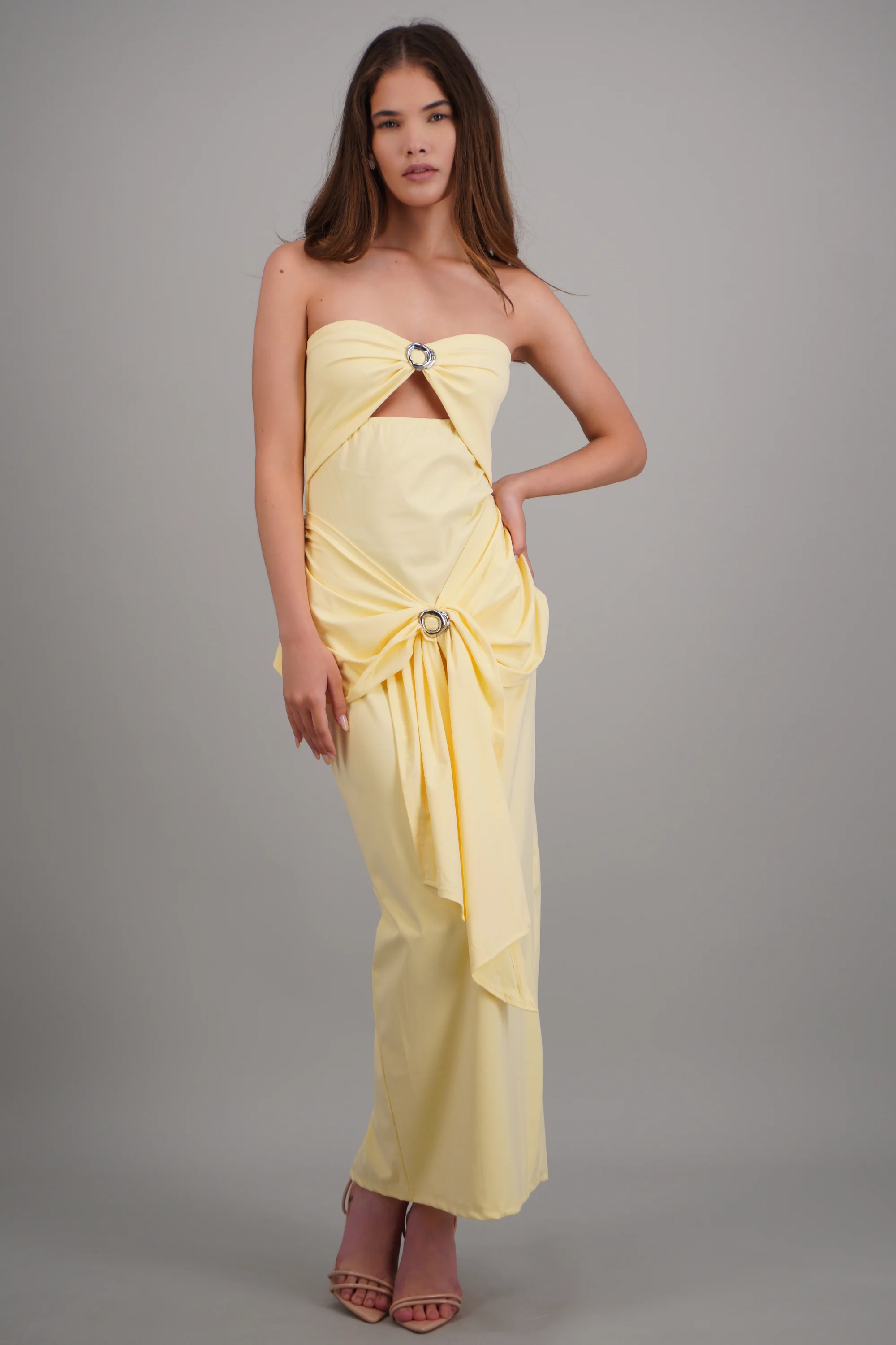 Vestido strapless cut out - Image 3