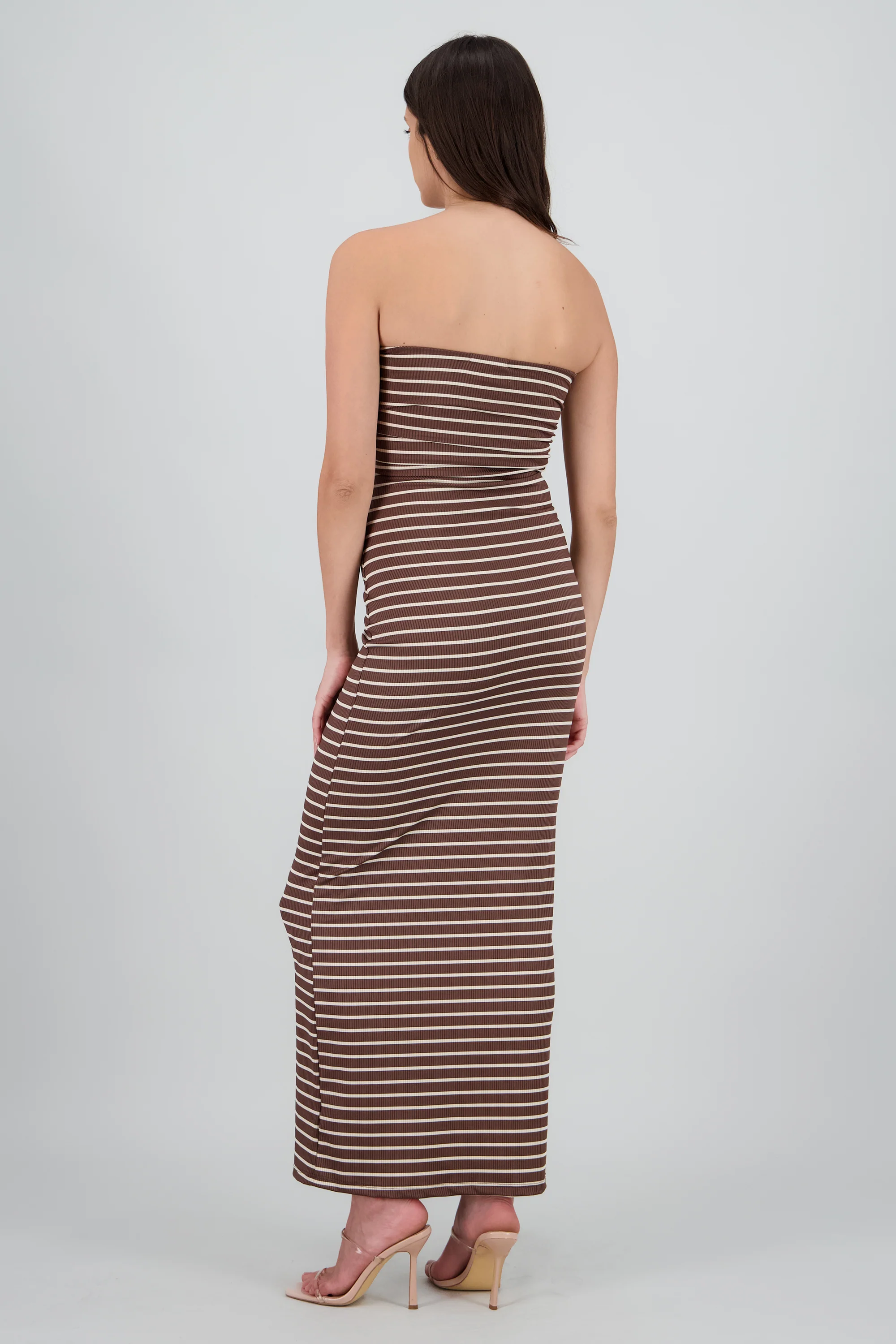 Vestido strapless rayas - Image 4