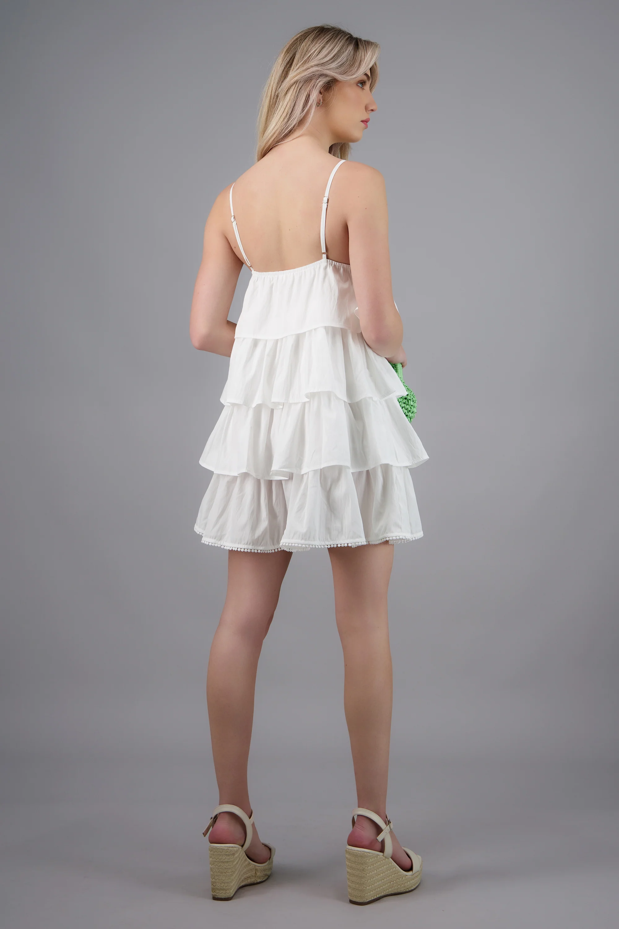 Vestido tirantes capas - Image 4